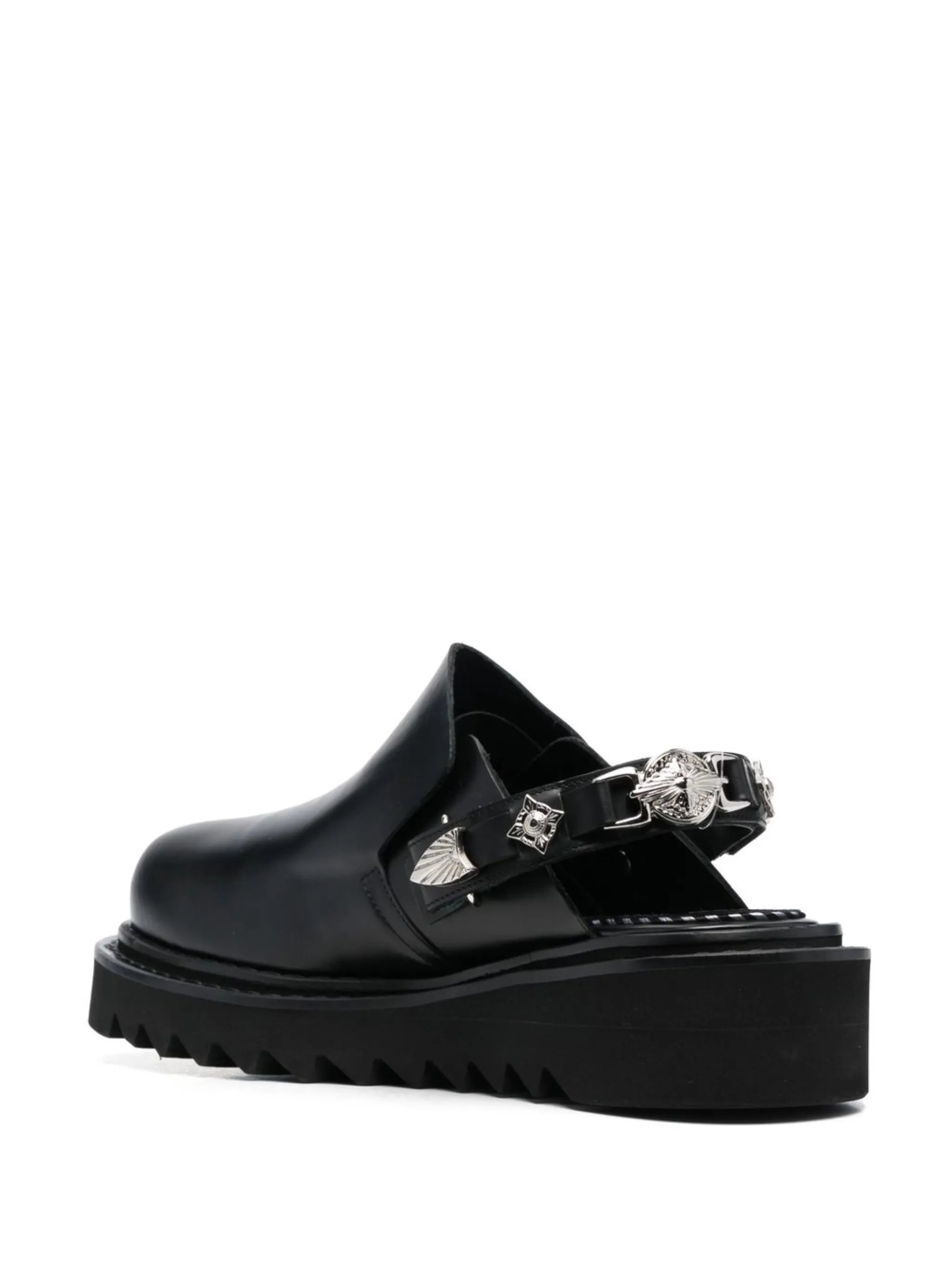 chunky leather sandals