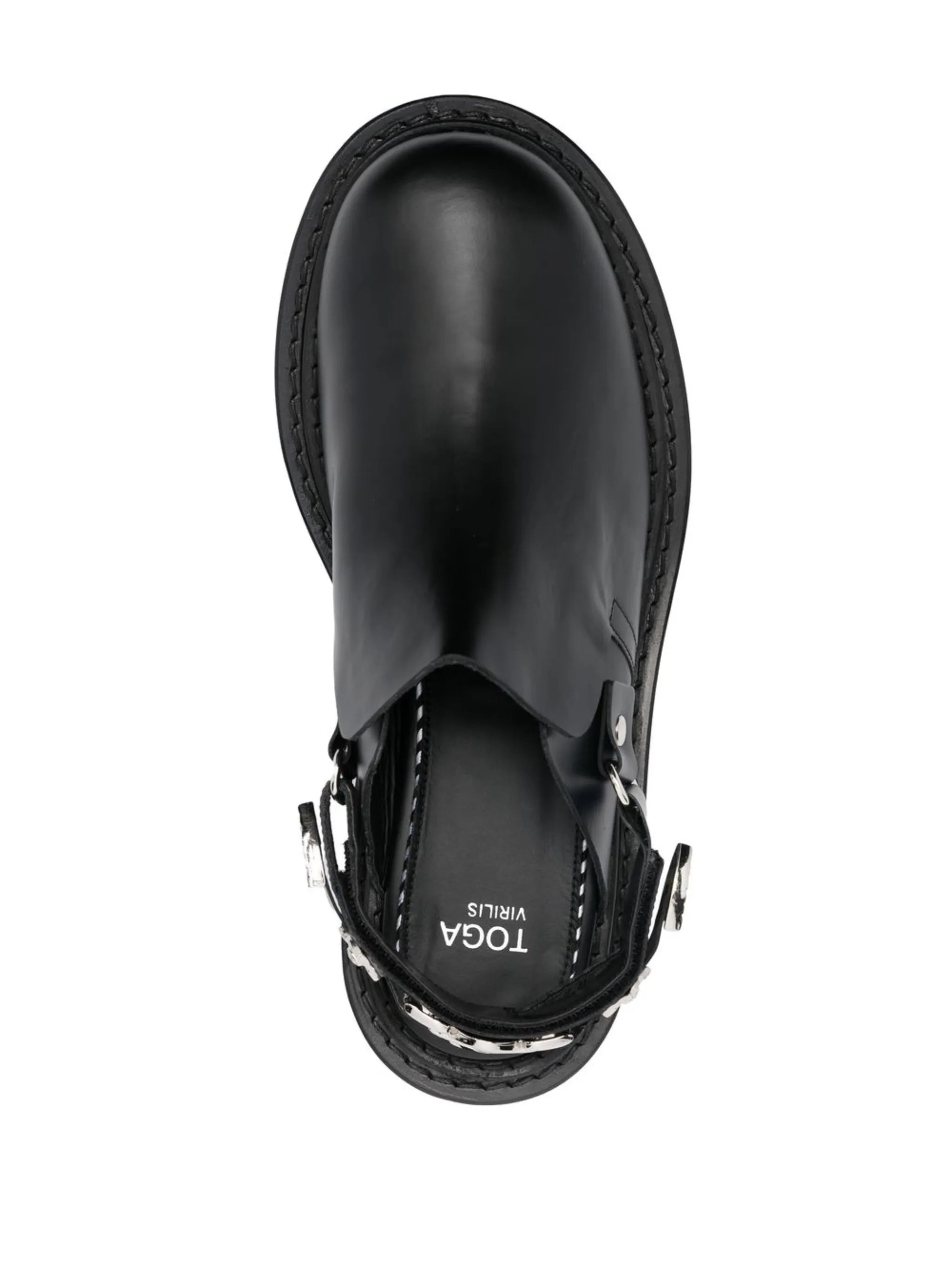 chunky leather sandals