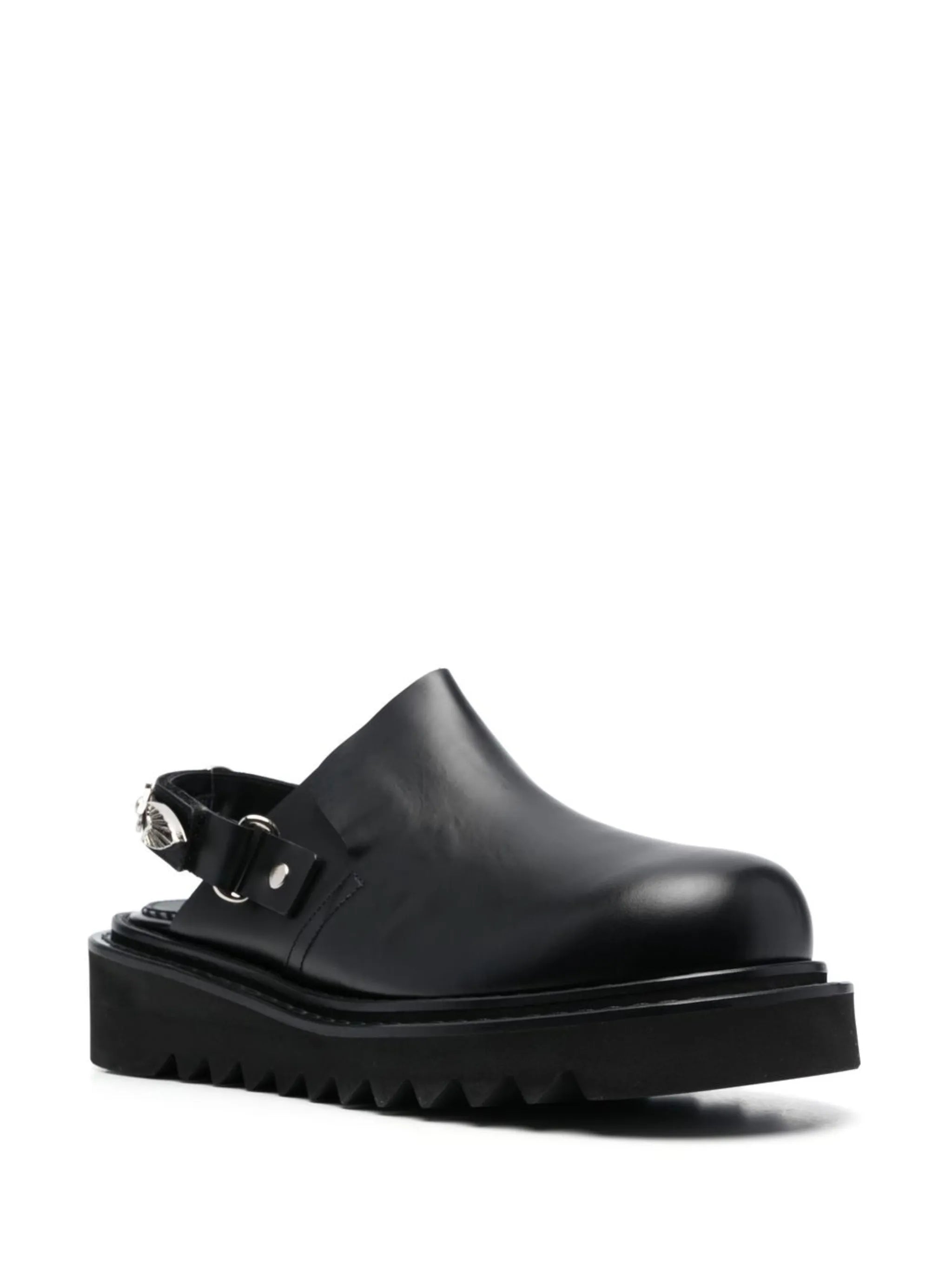 chunky leather sandals