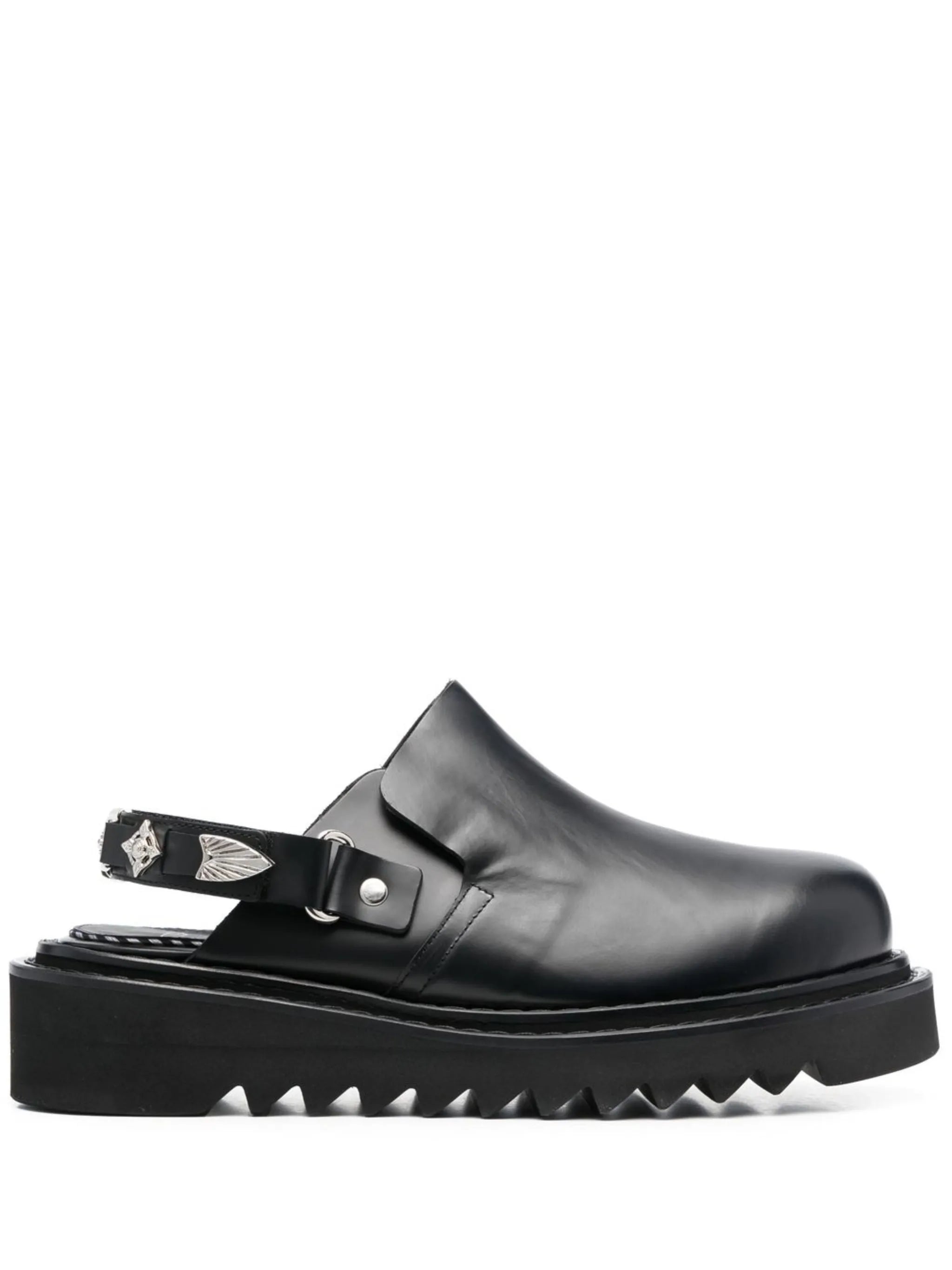 chunky leather sandals