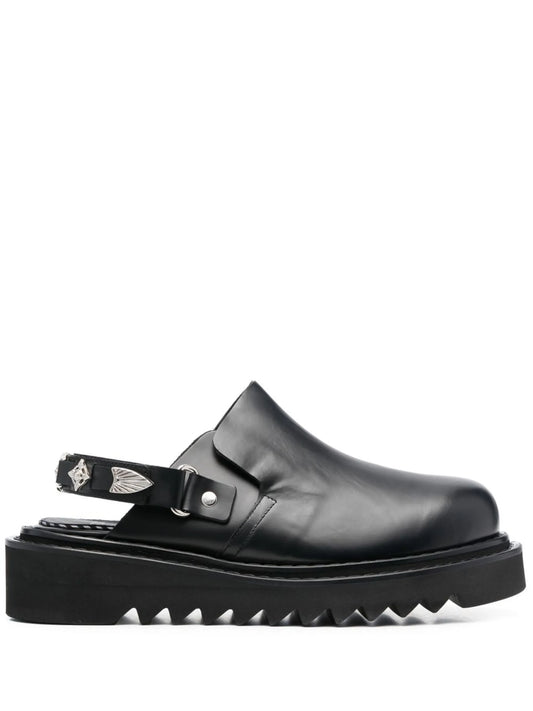 chunky leather sandals