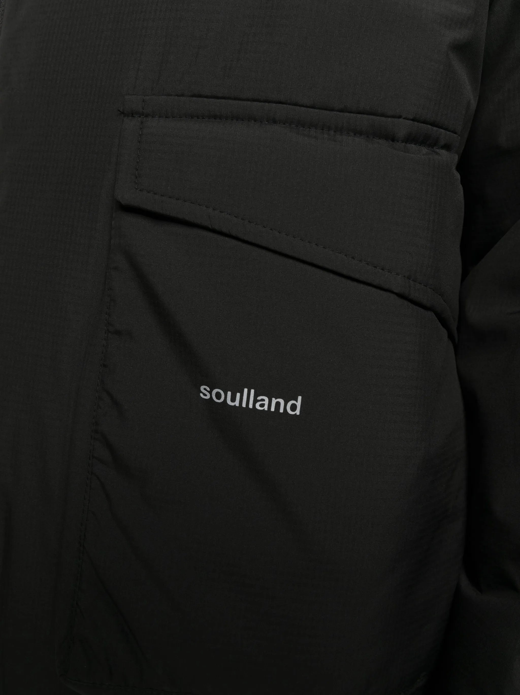 padded zip-up shirt jacket