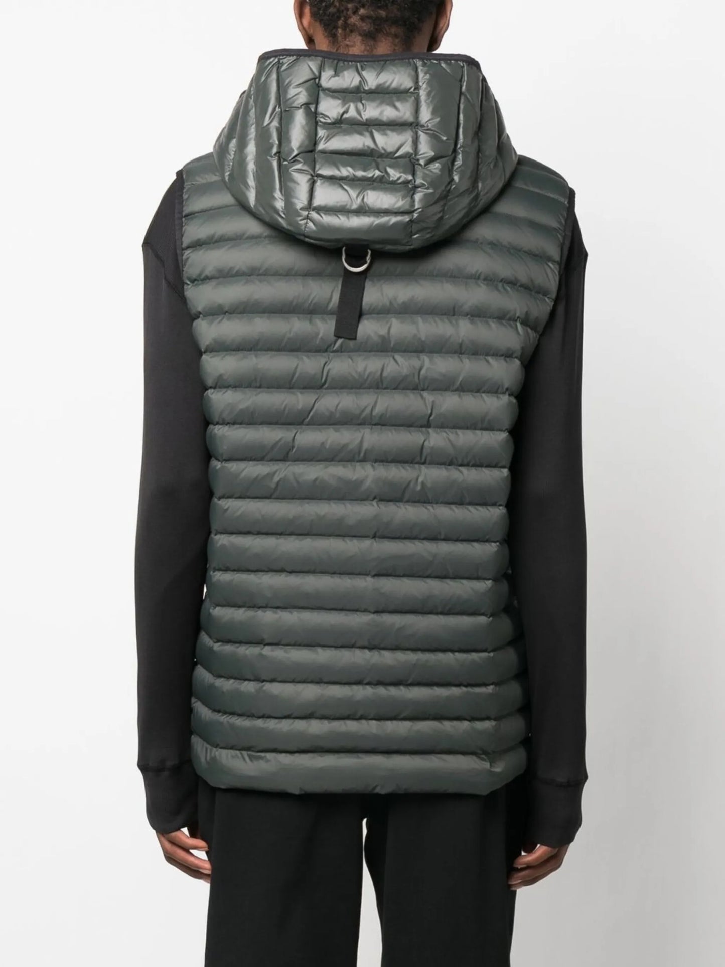 zip-up hooded gillet