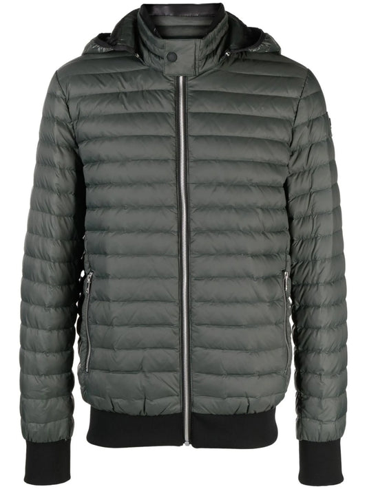 Air-Down hooded jacket