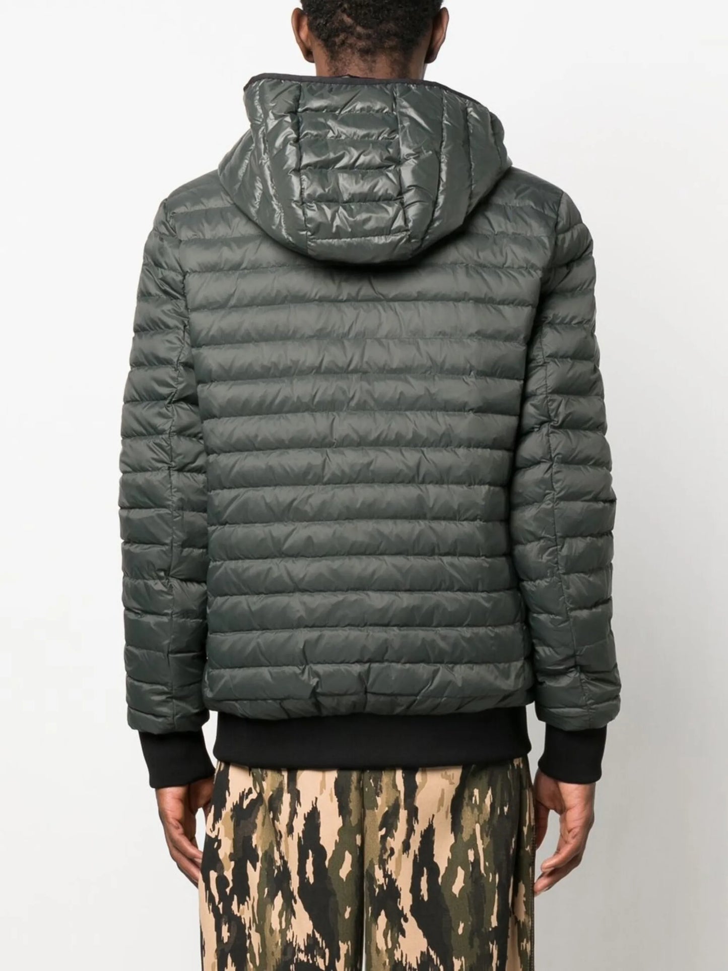 Air-Down hooded jacket