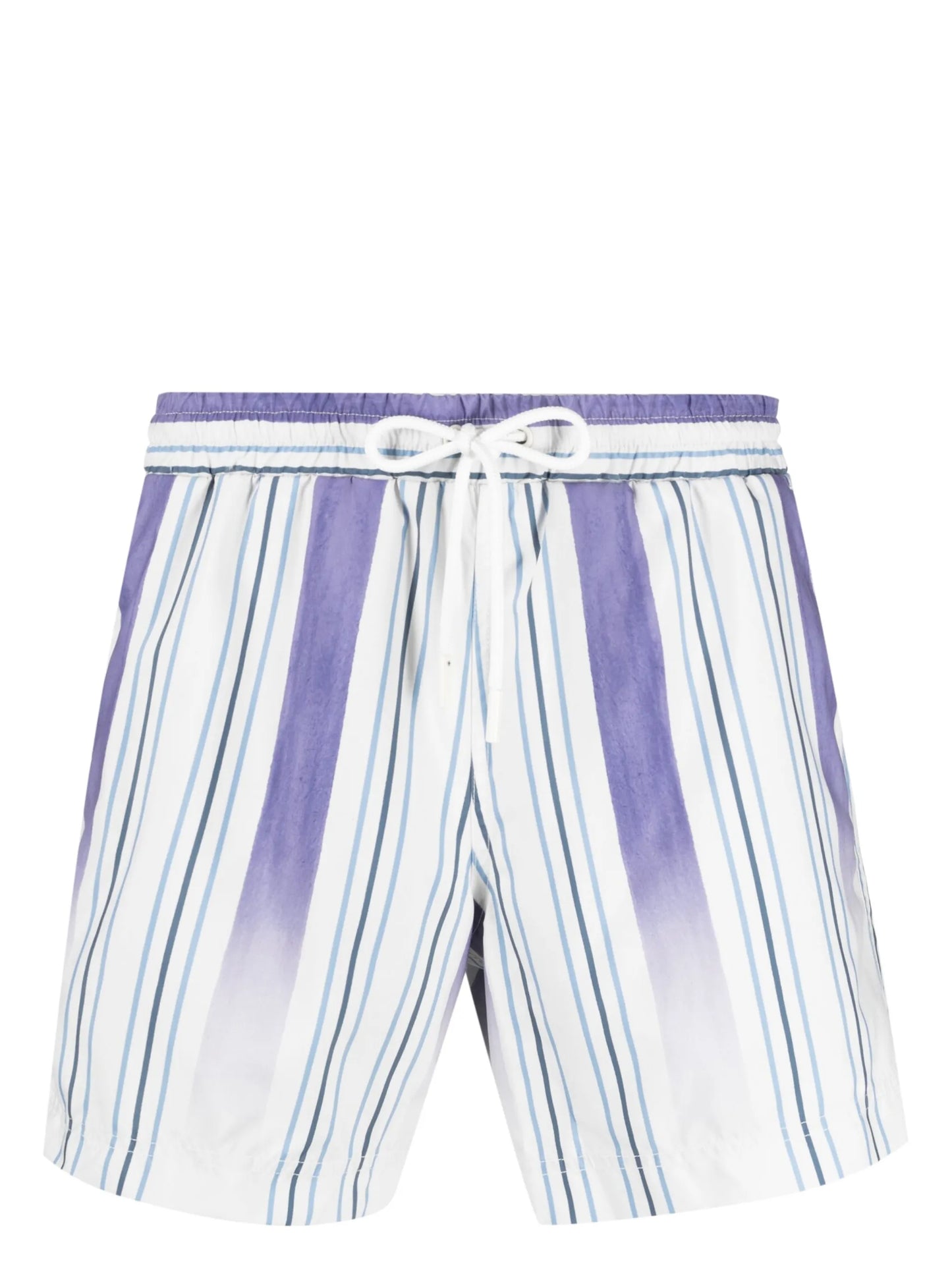 stripe-print swim shorts