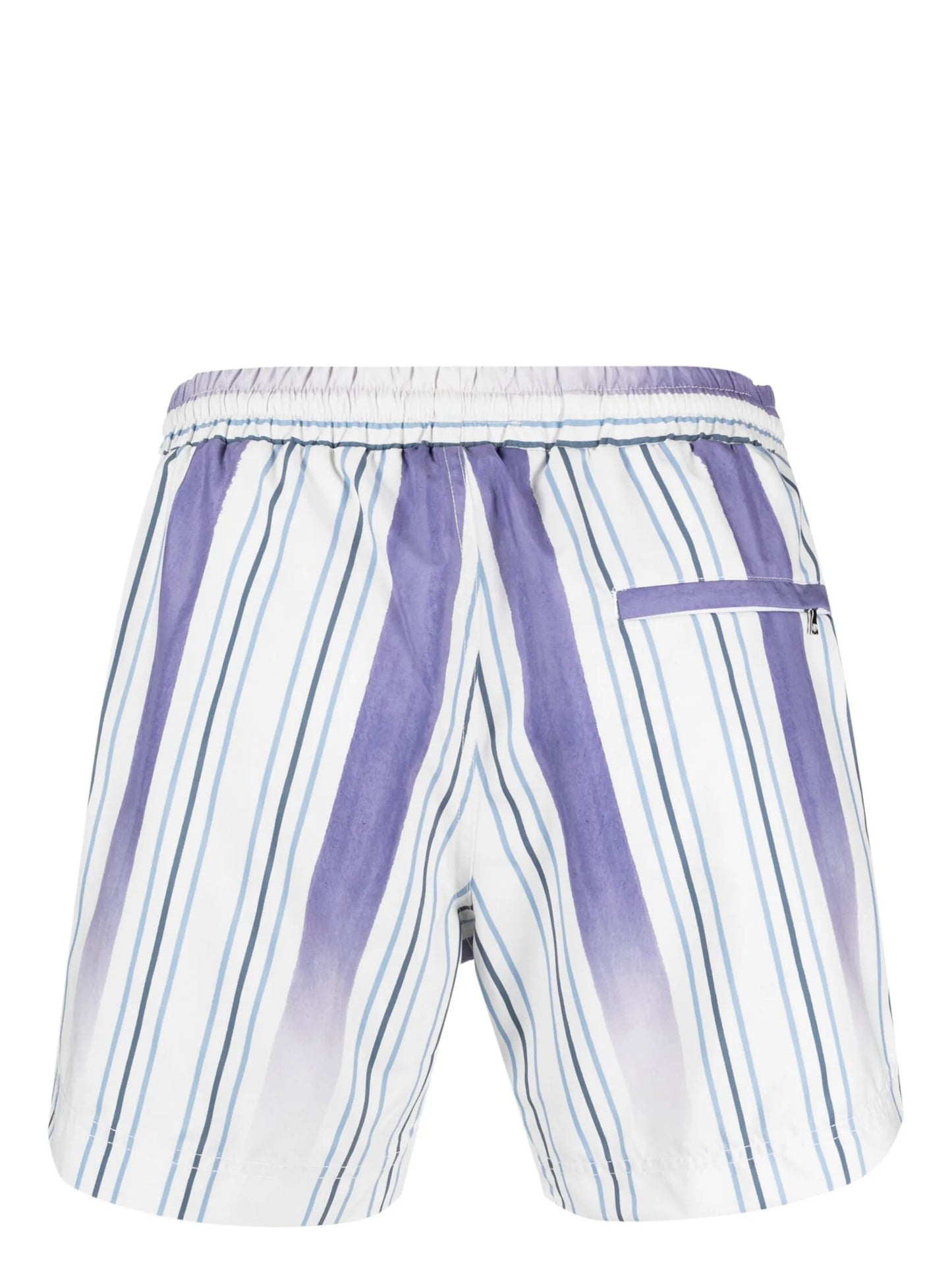 stripe-print swim shorts