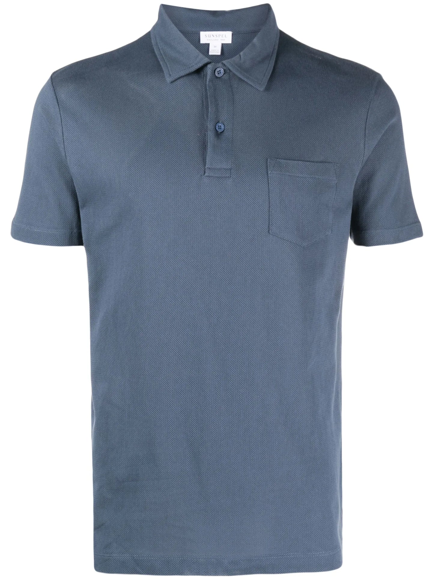 short-sleeve cotton polo shirt