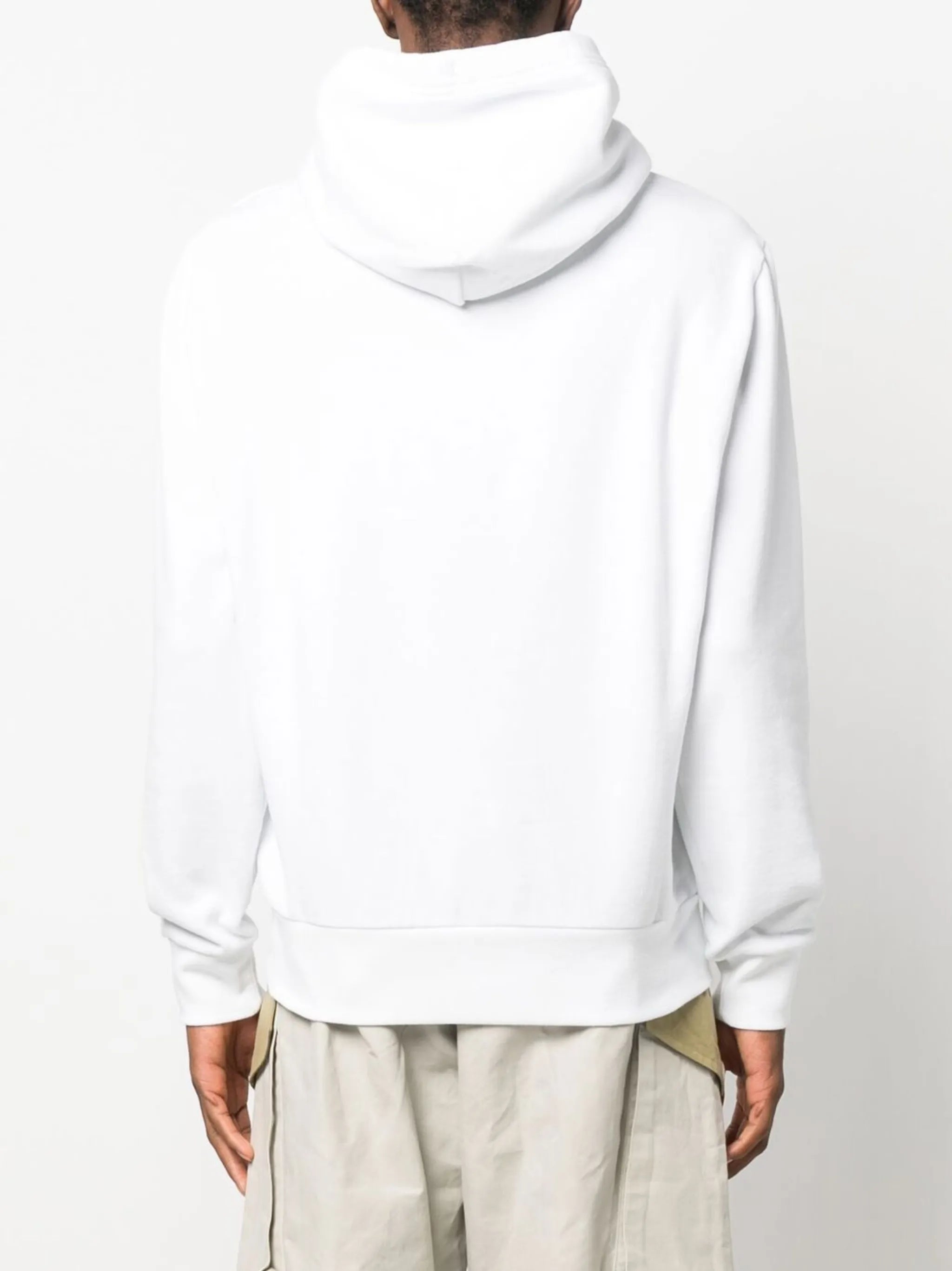 graphic-print cotton hoodie
