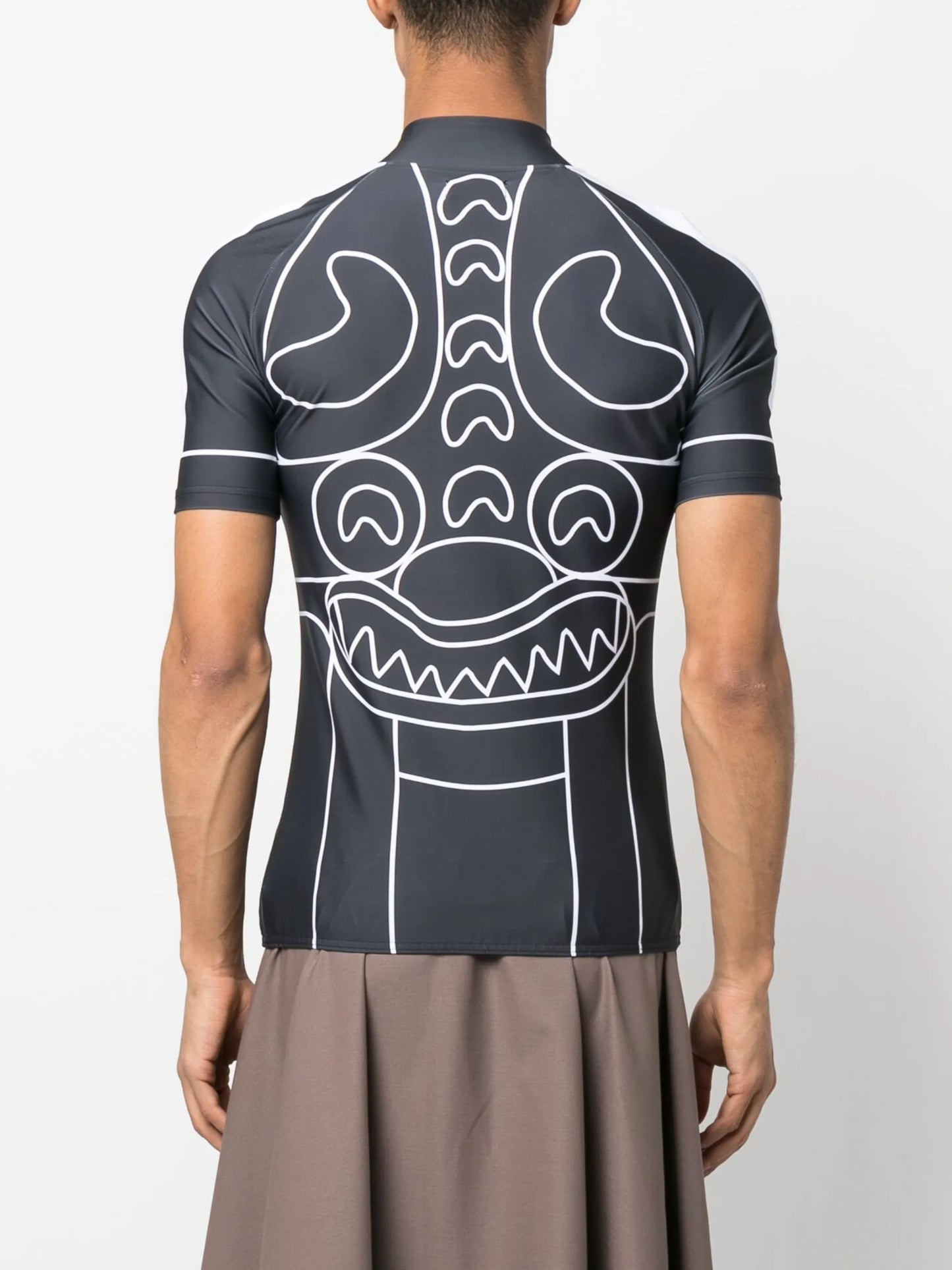 graphic-print cycling T-shirt