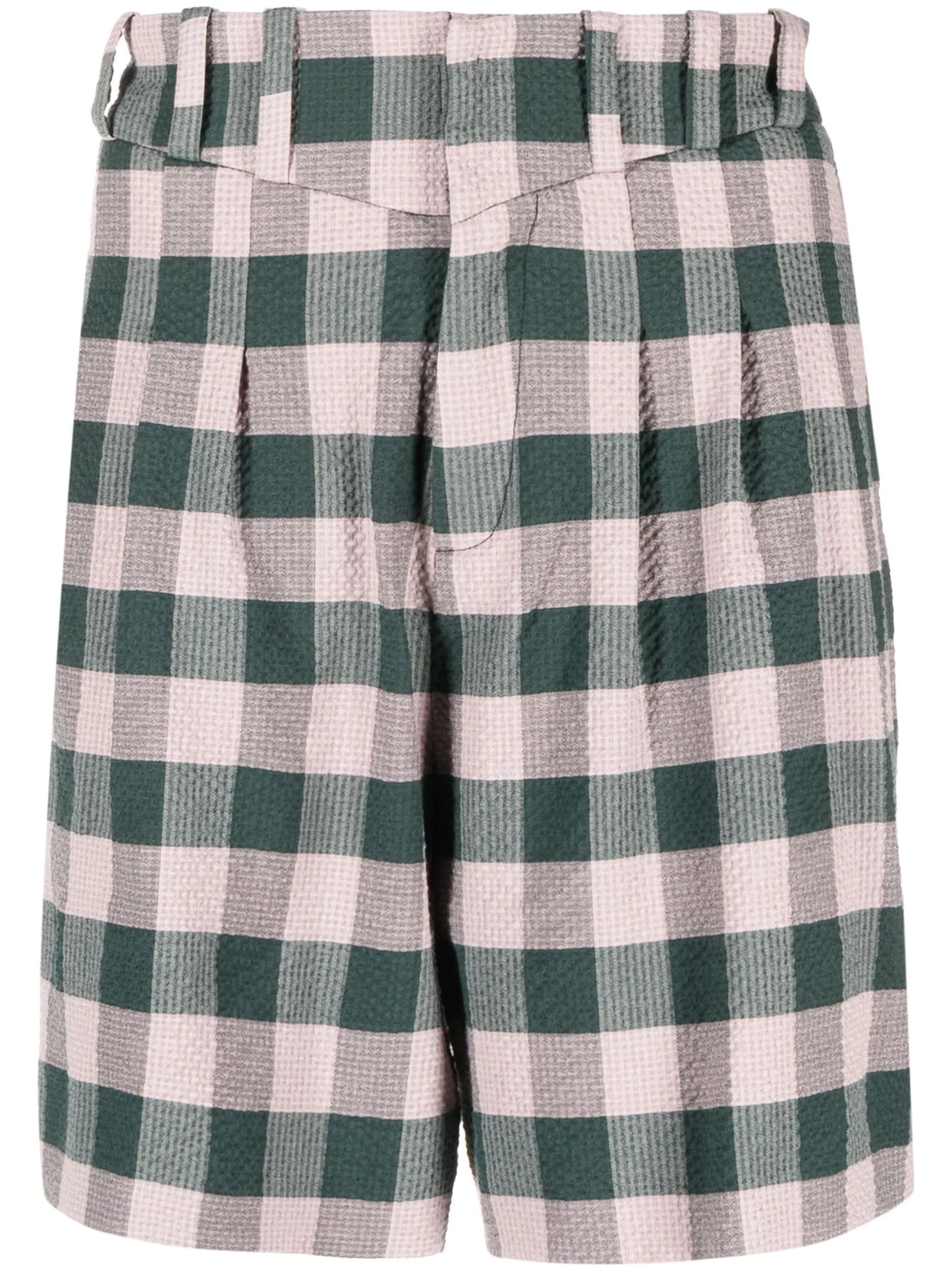 Harvey Milk checked shorts