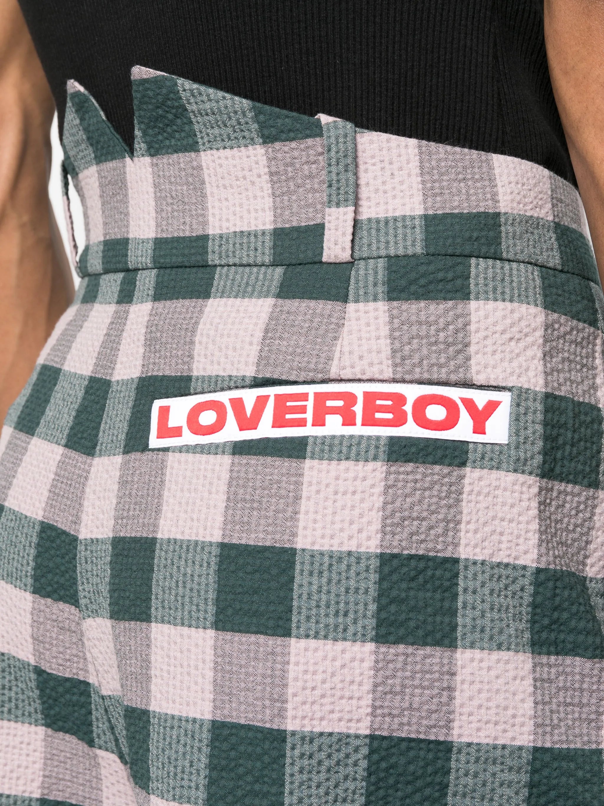 Harvey Milk checked shorts