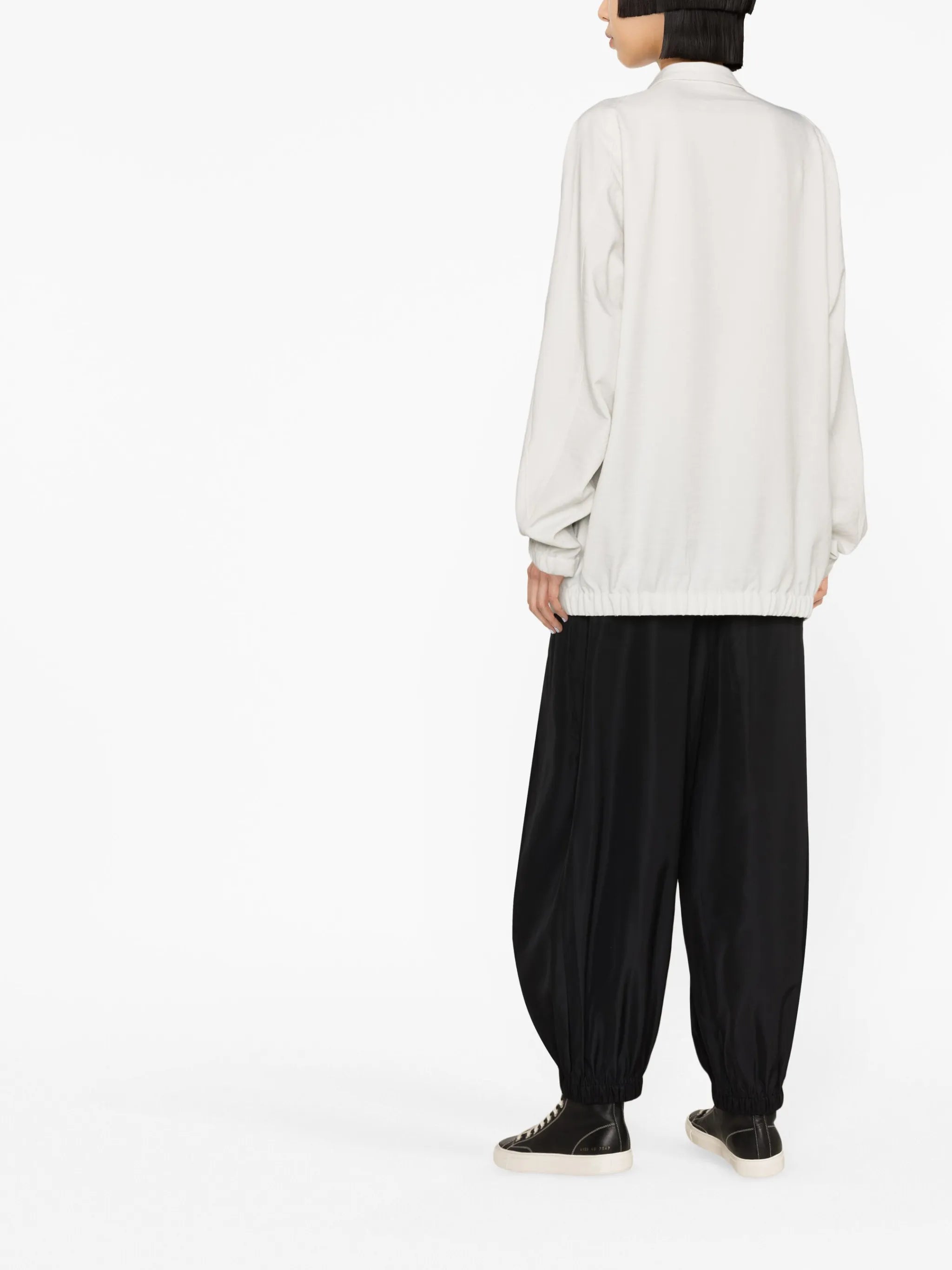 concealed front-fastening jacket