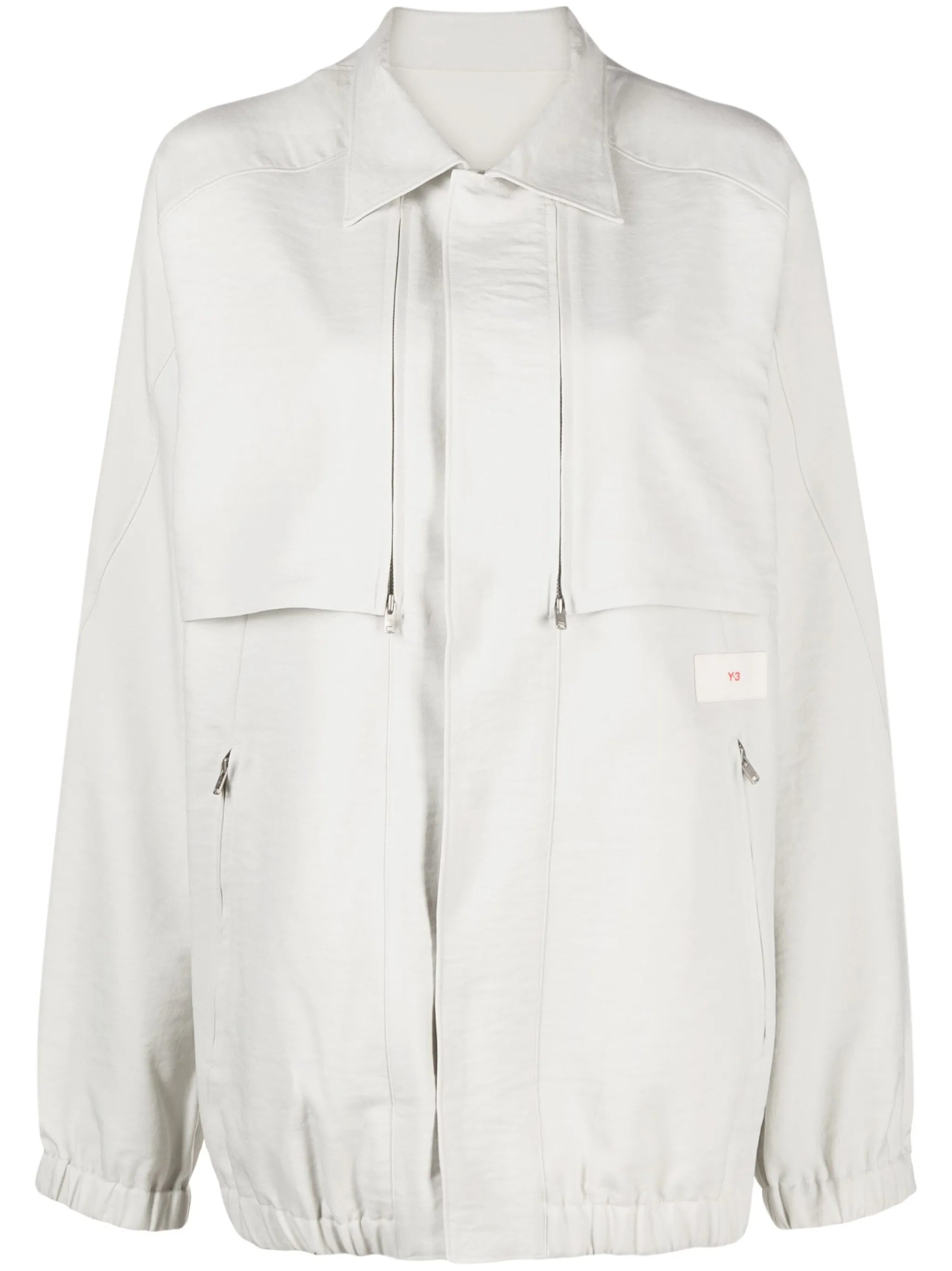 concealed front-fastening jacket