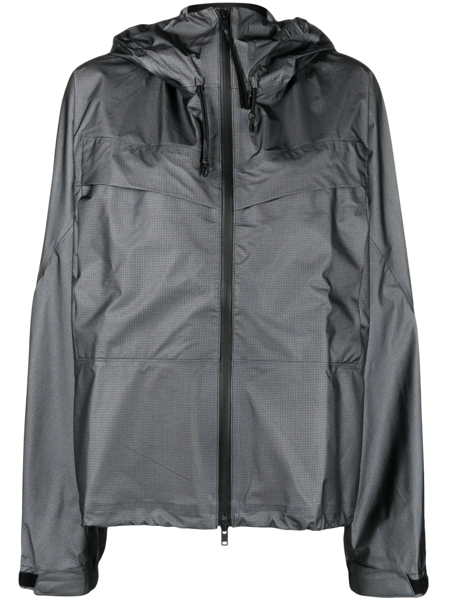 logo-print hooded jacket