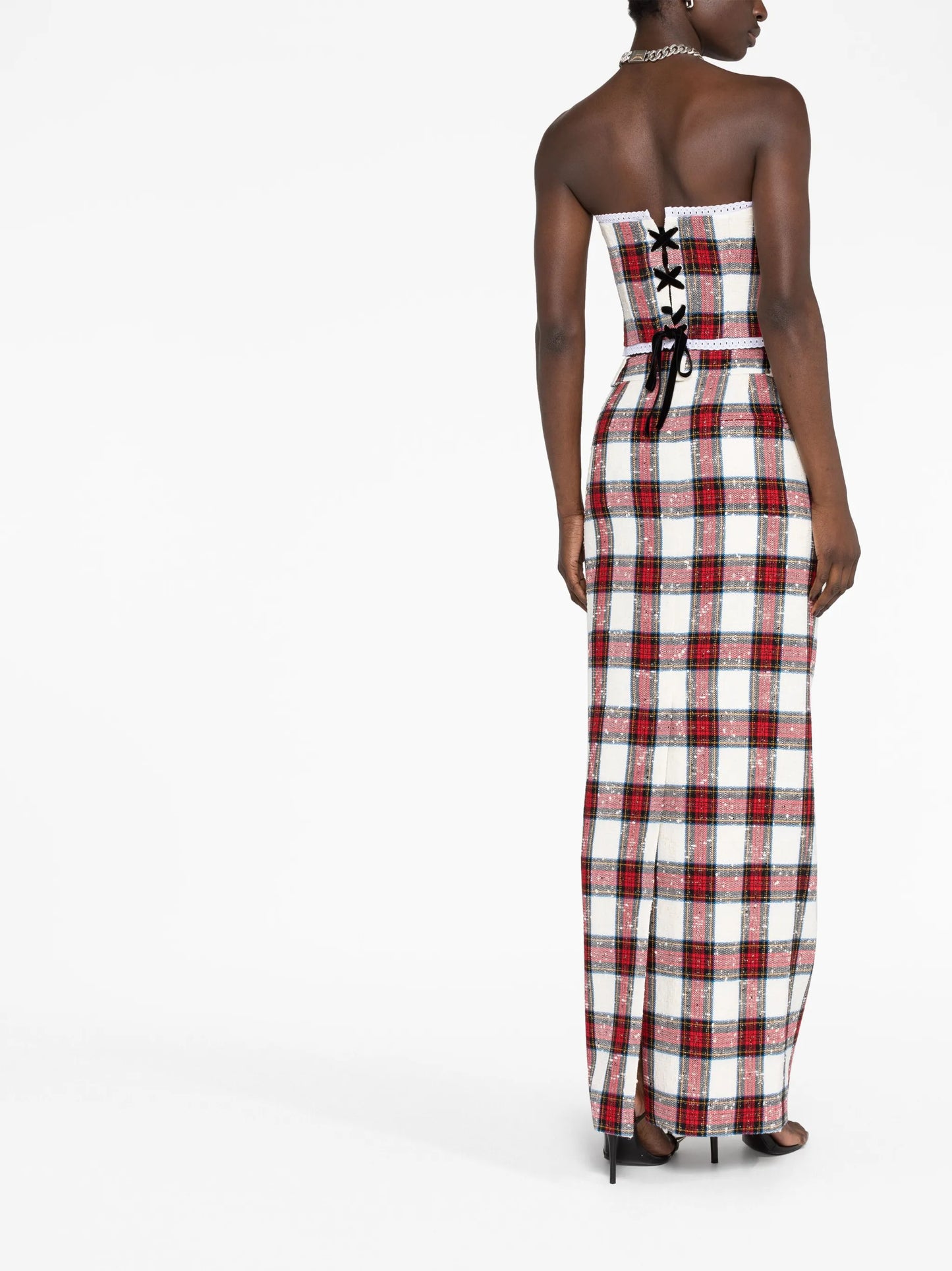 tartan pencil skirt