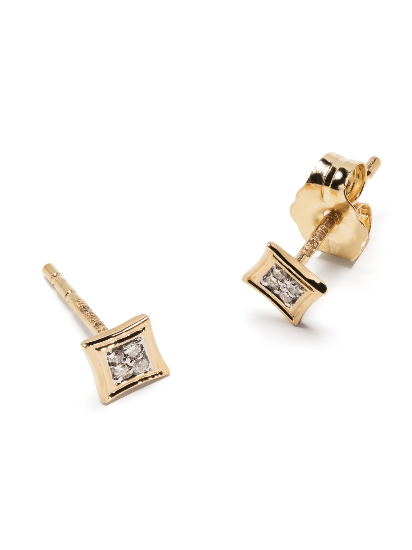 14kt yellow gold Make Your Move diamond earrings