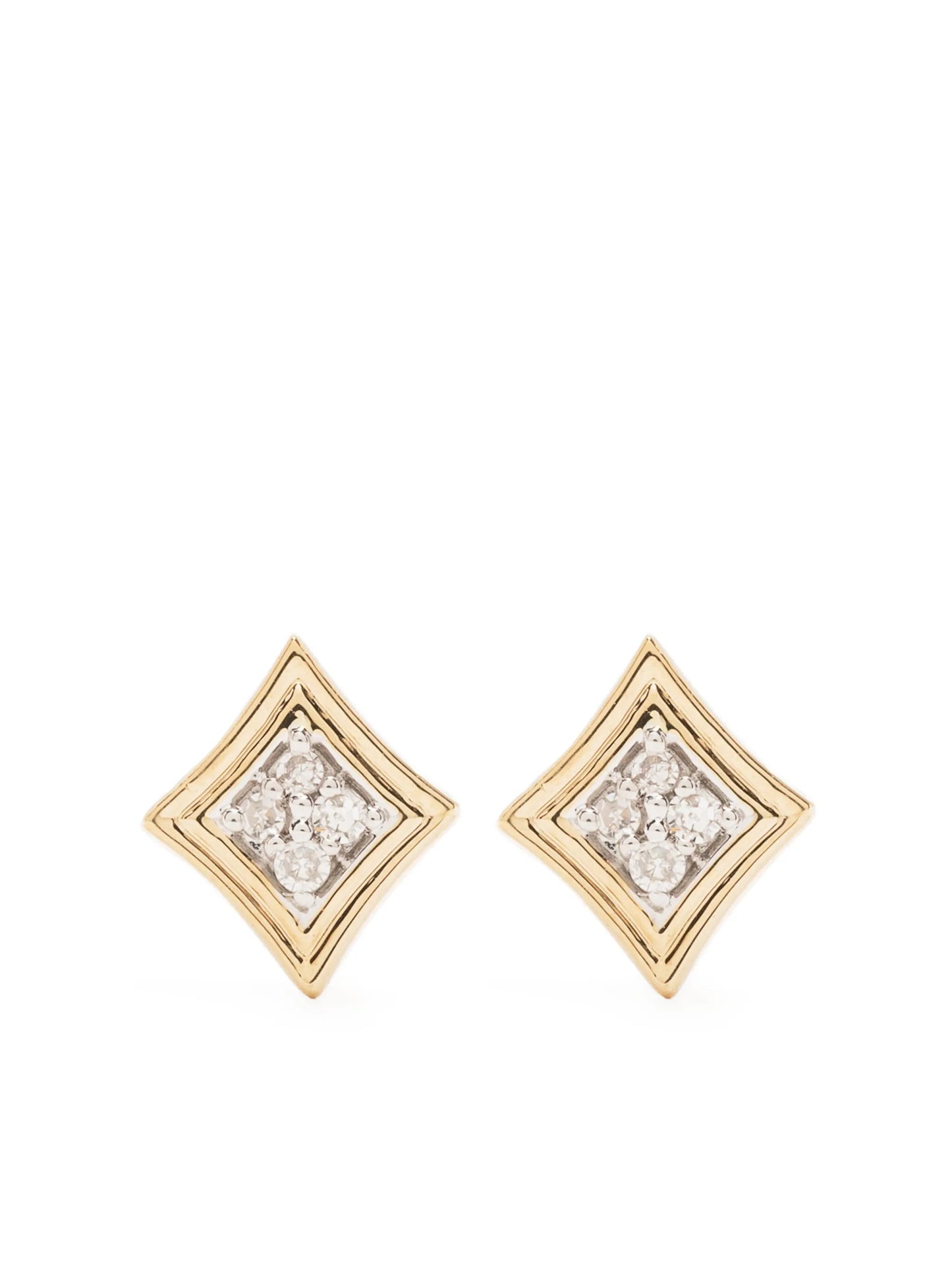 14kt yellow gold Make Your Move diamond earrings