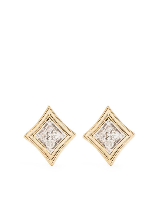 14kt yellow gold Make Your Move diamond earrings
