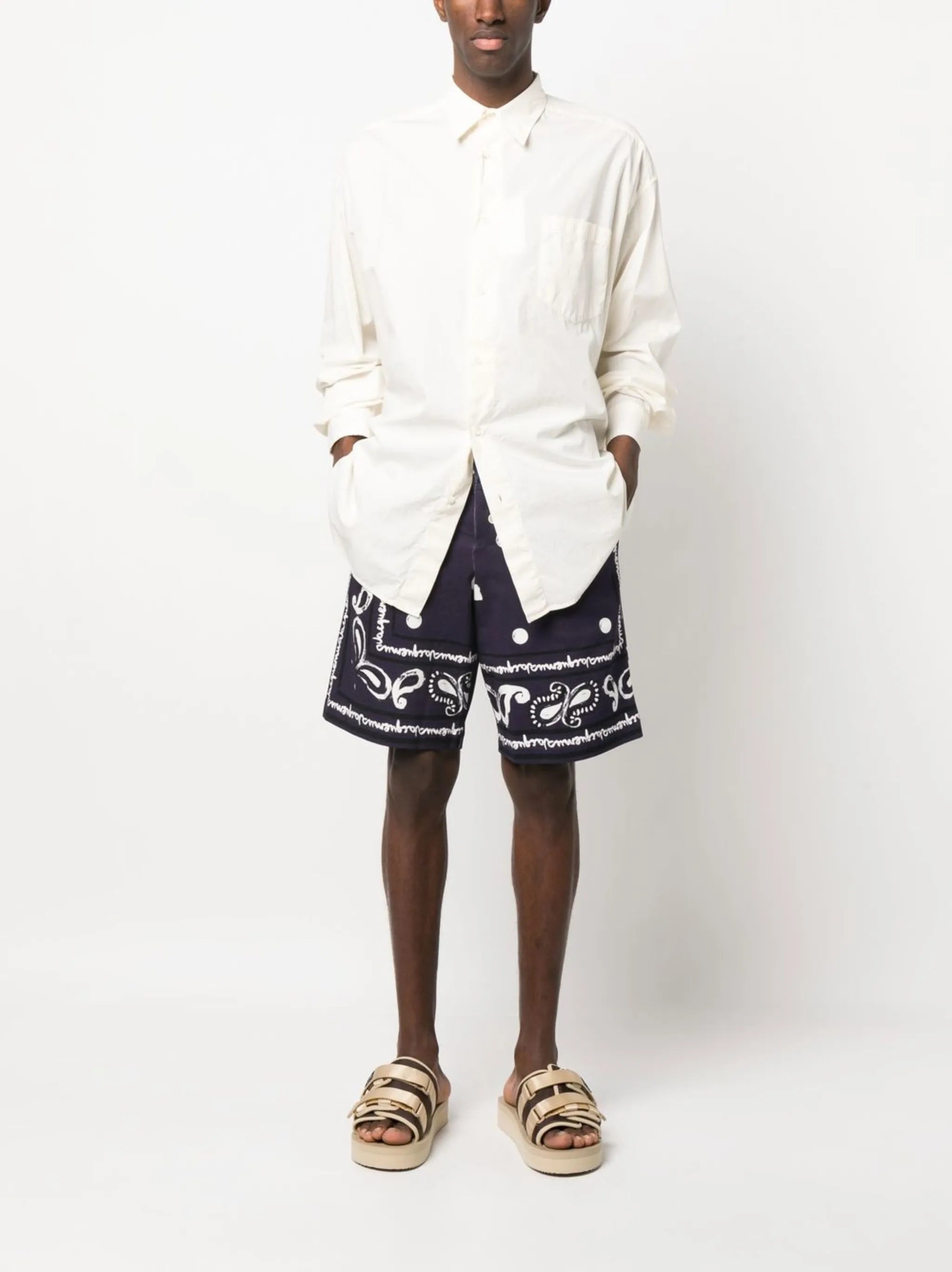 Le short Pingo bandana-print shorts
