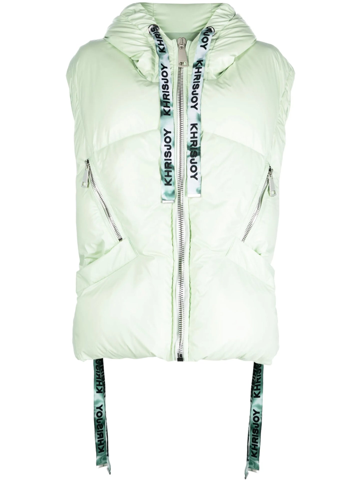Puff quilted hooded gilet