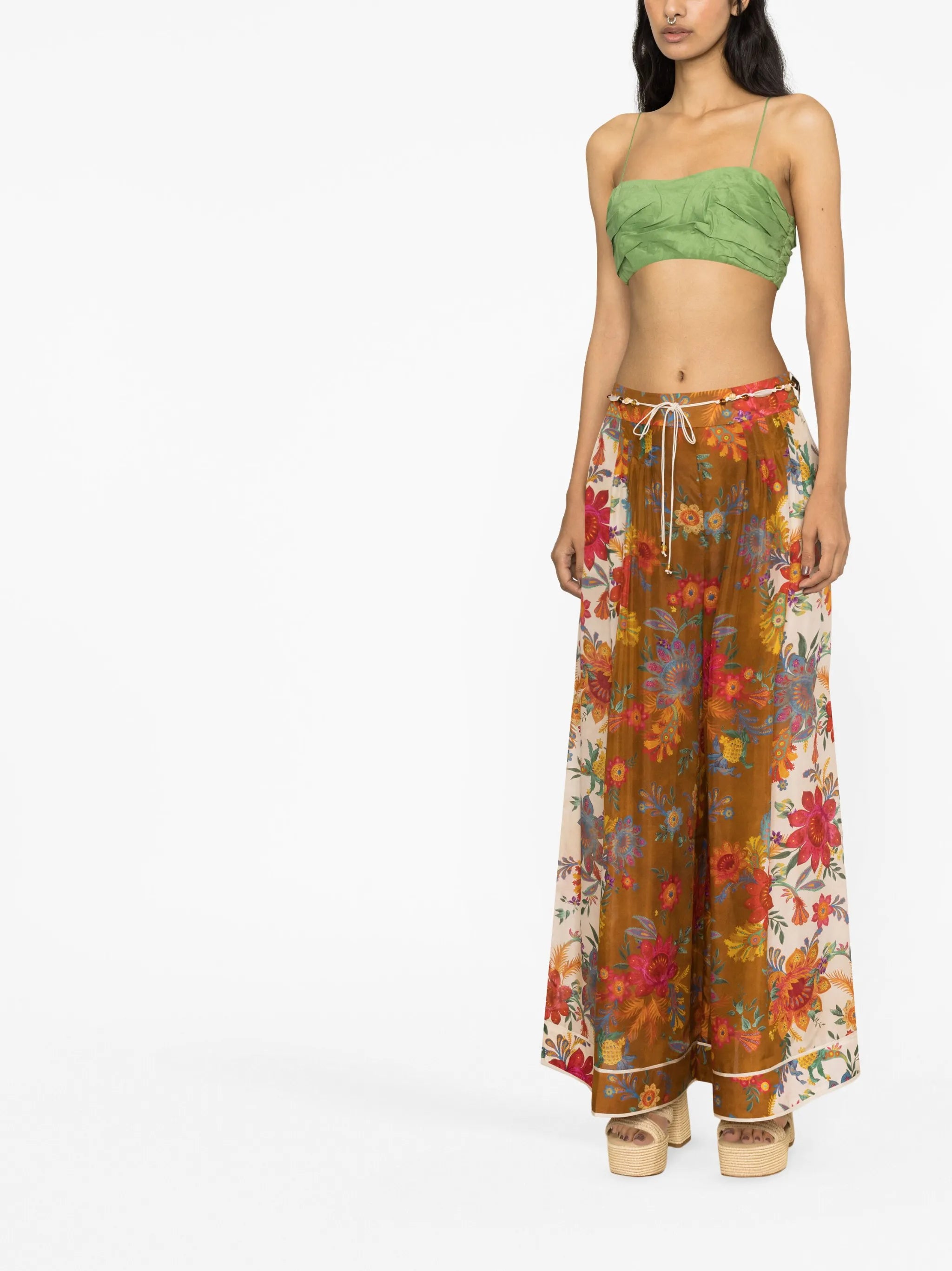 Ginger Relaxed silk trousers