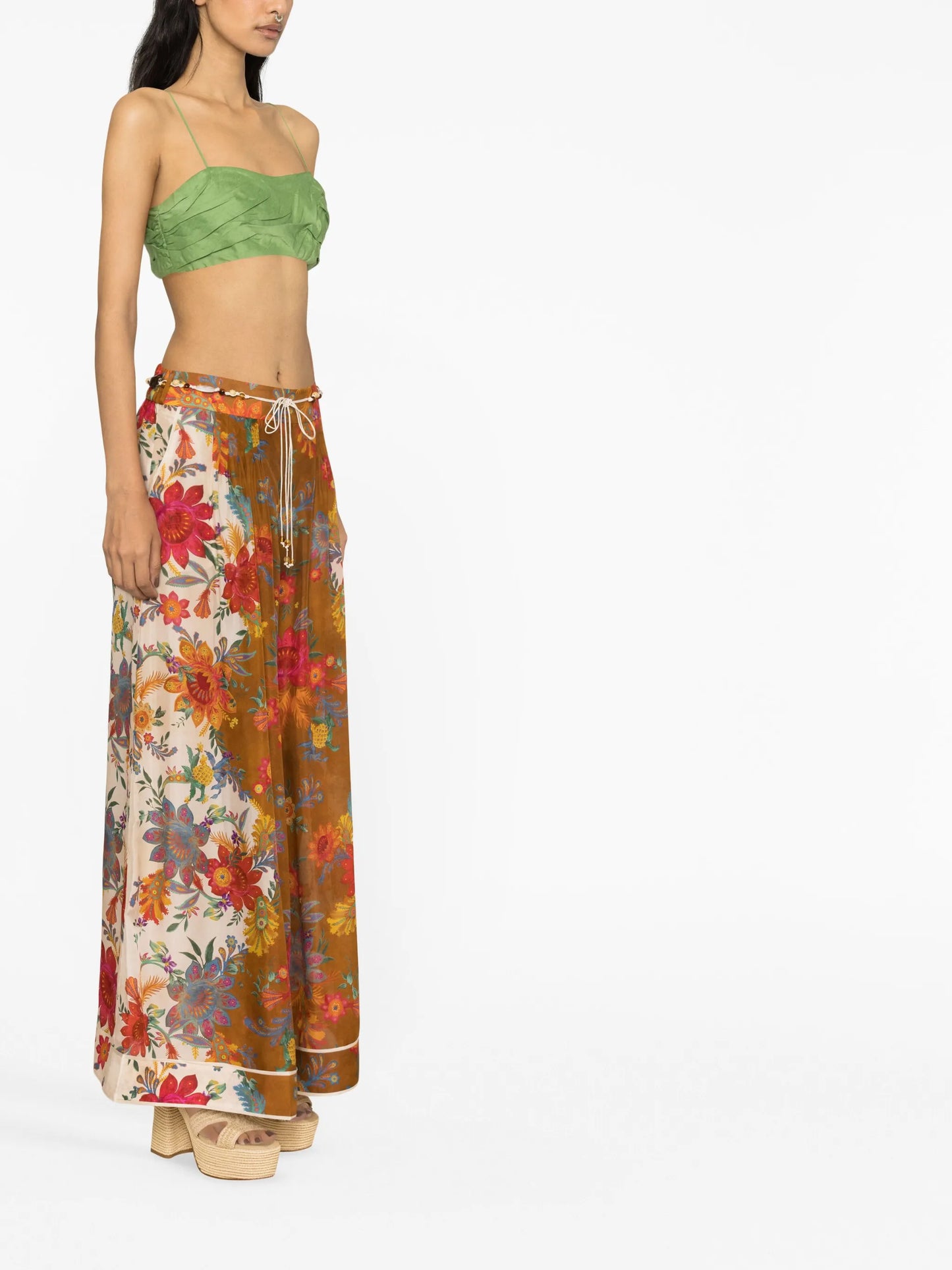 Ginger Relaxed silk trousers