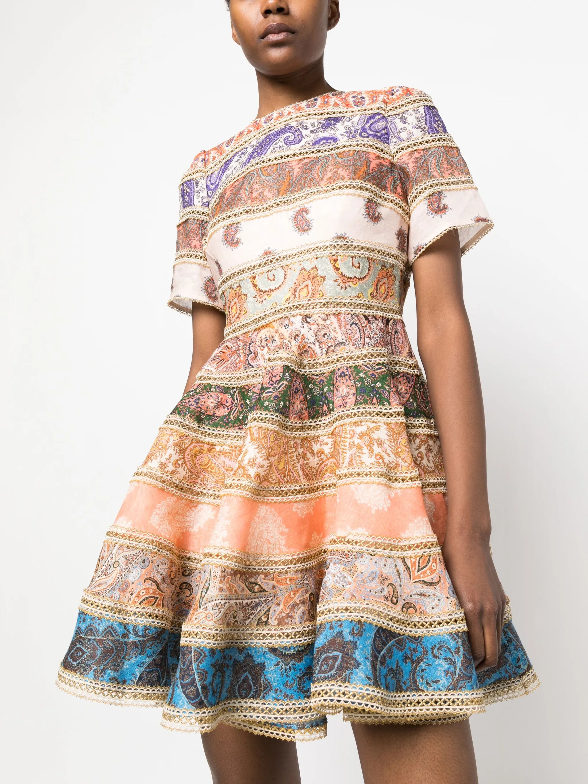Devi spliced mini dress