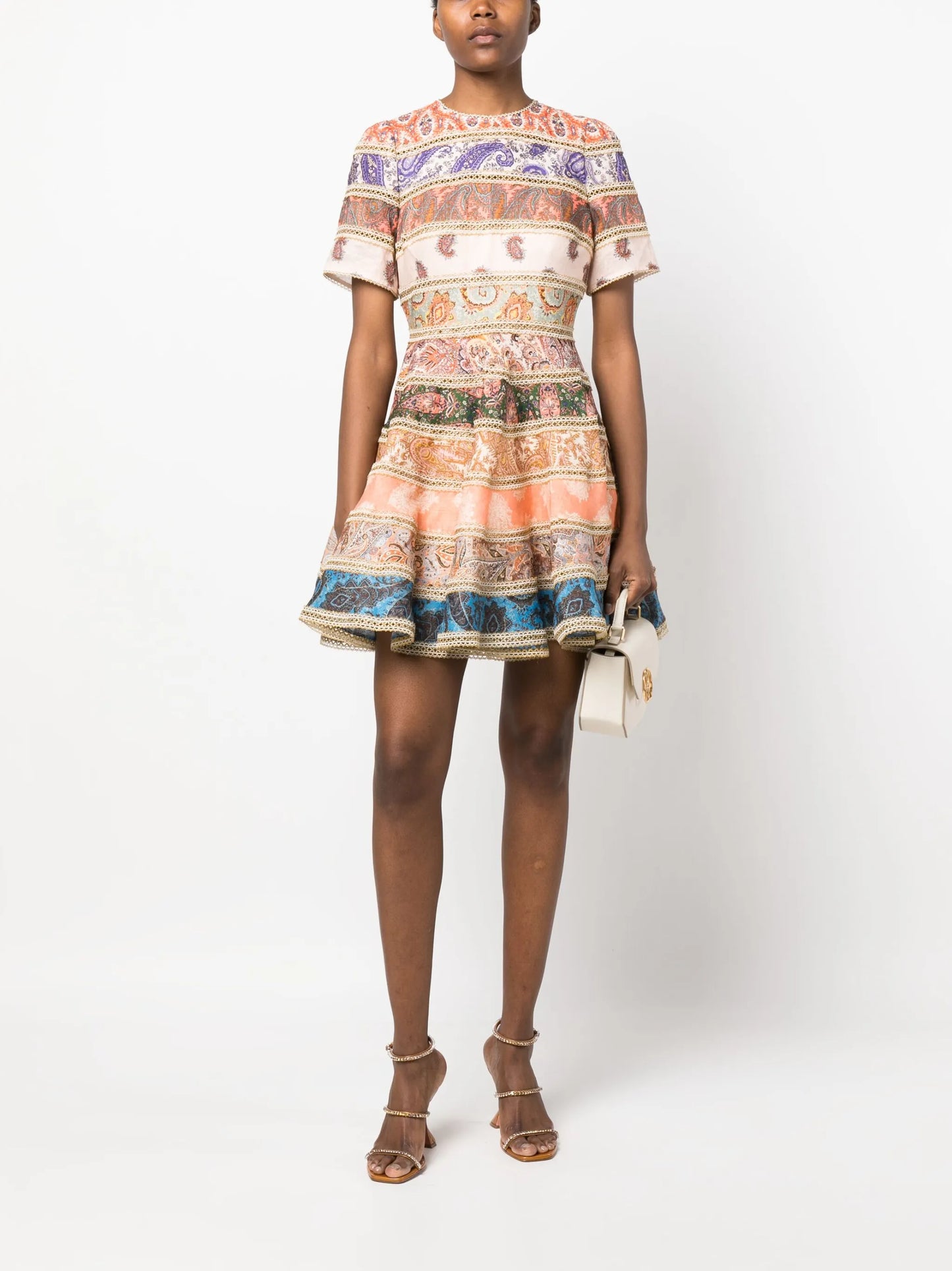 Devi spliced mini dress