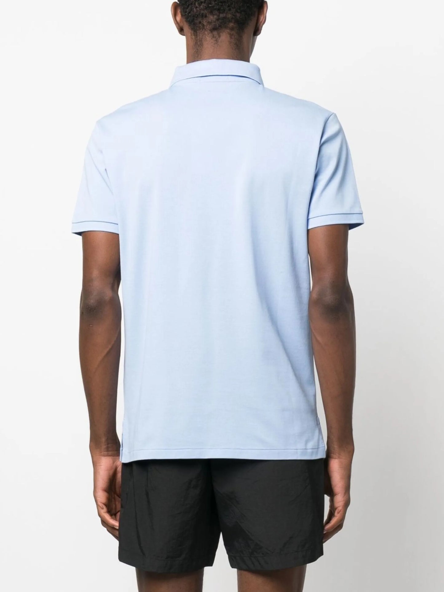 short-sleeve cotton polo shirt