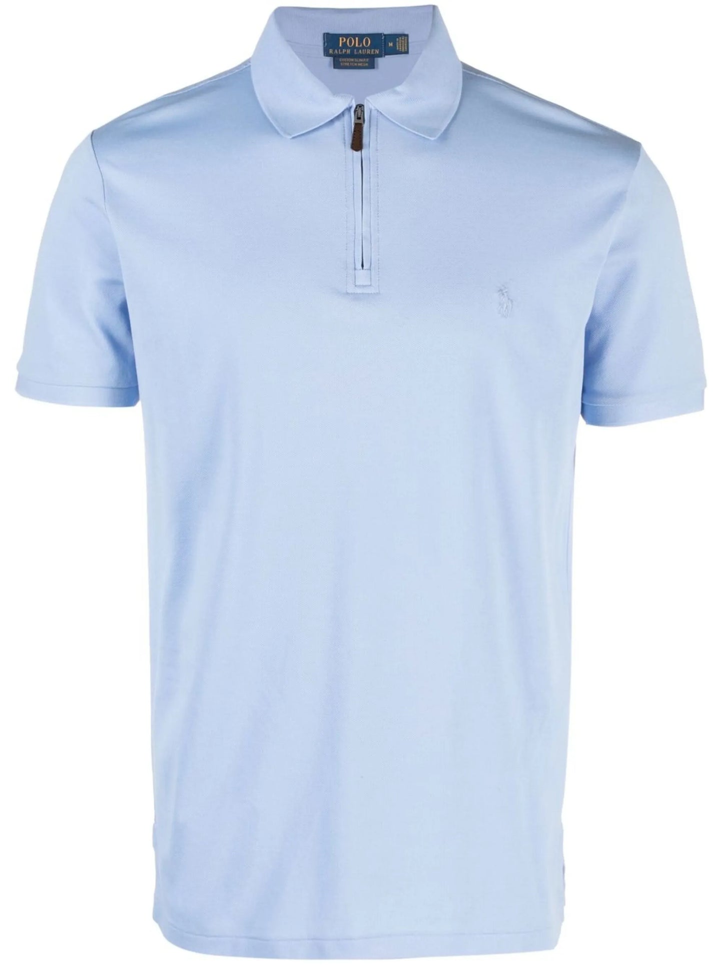 short-sleeve cotton polo shirt