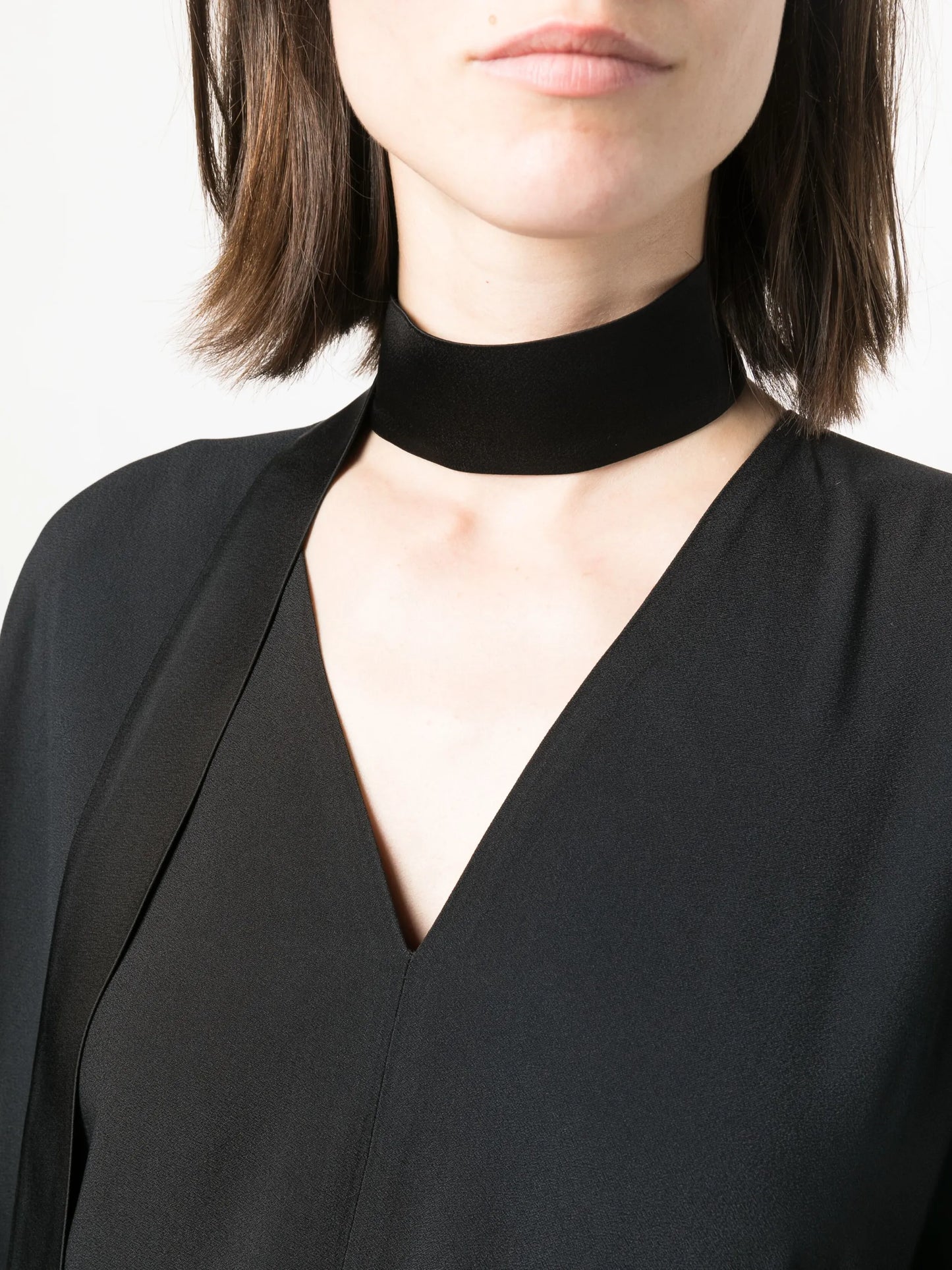 chain-belt cut-out kaftan dress