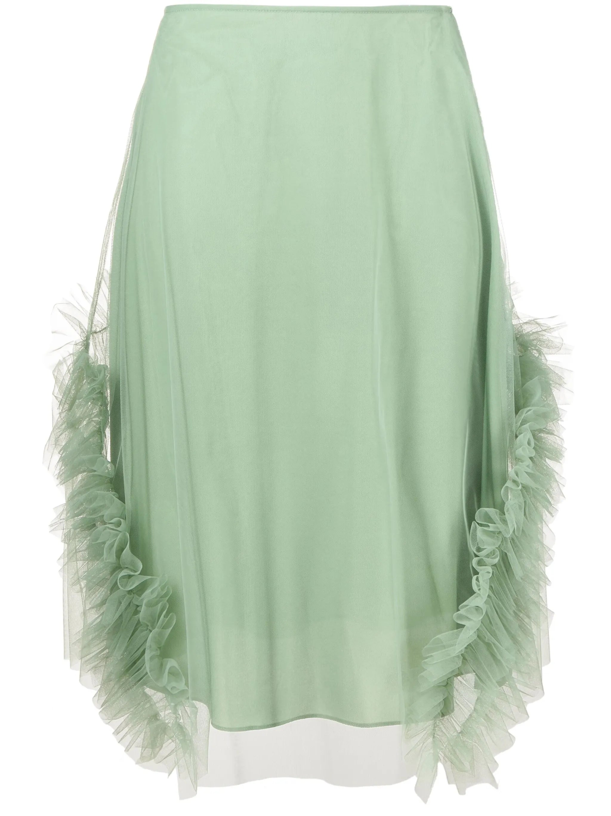 Lionel ruffle-trim tulle skirt