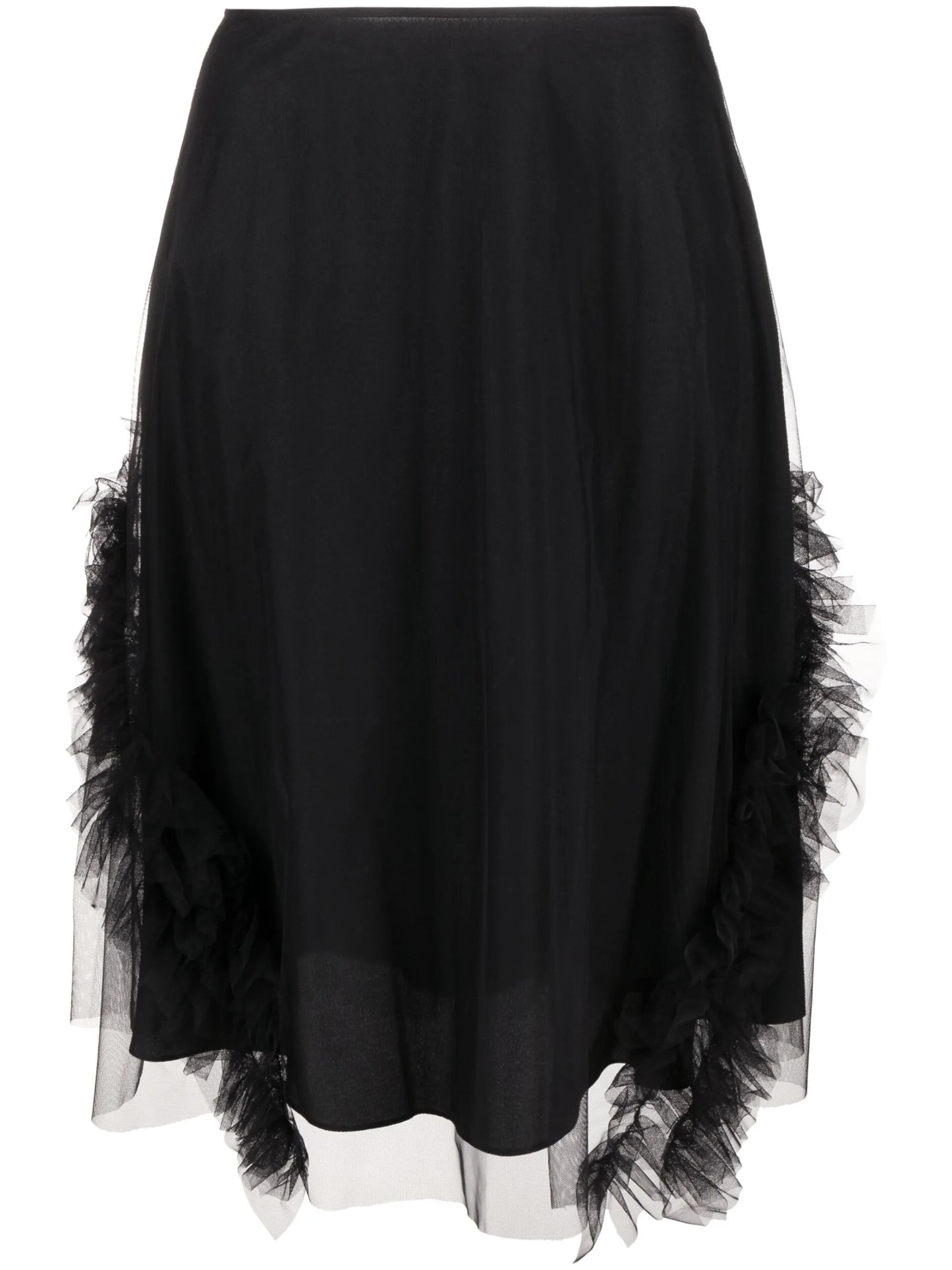 Lionel ruffle-trim tulle skirt