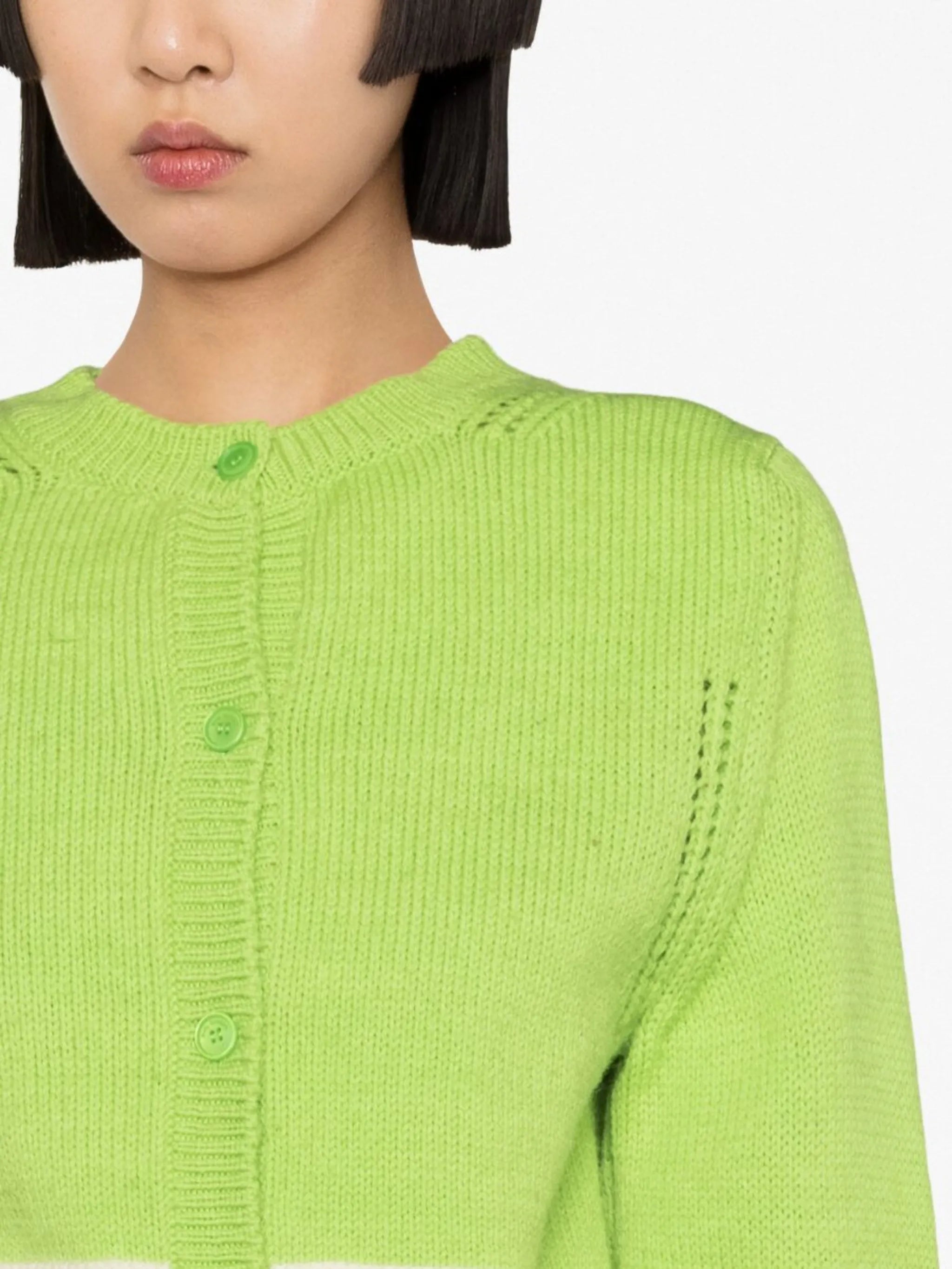 Nico panelled wool cardigan