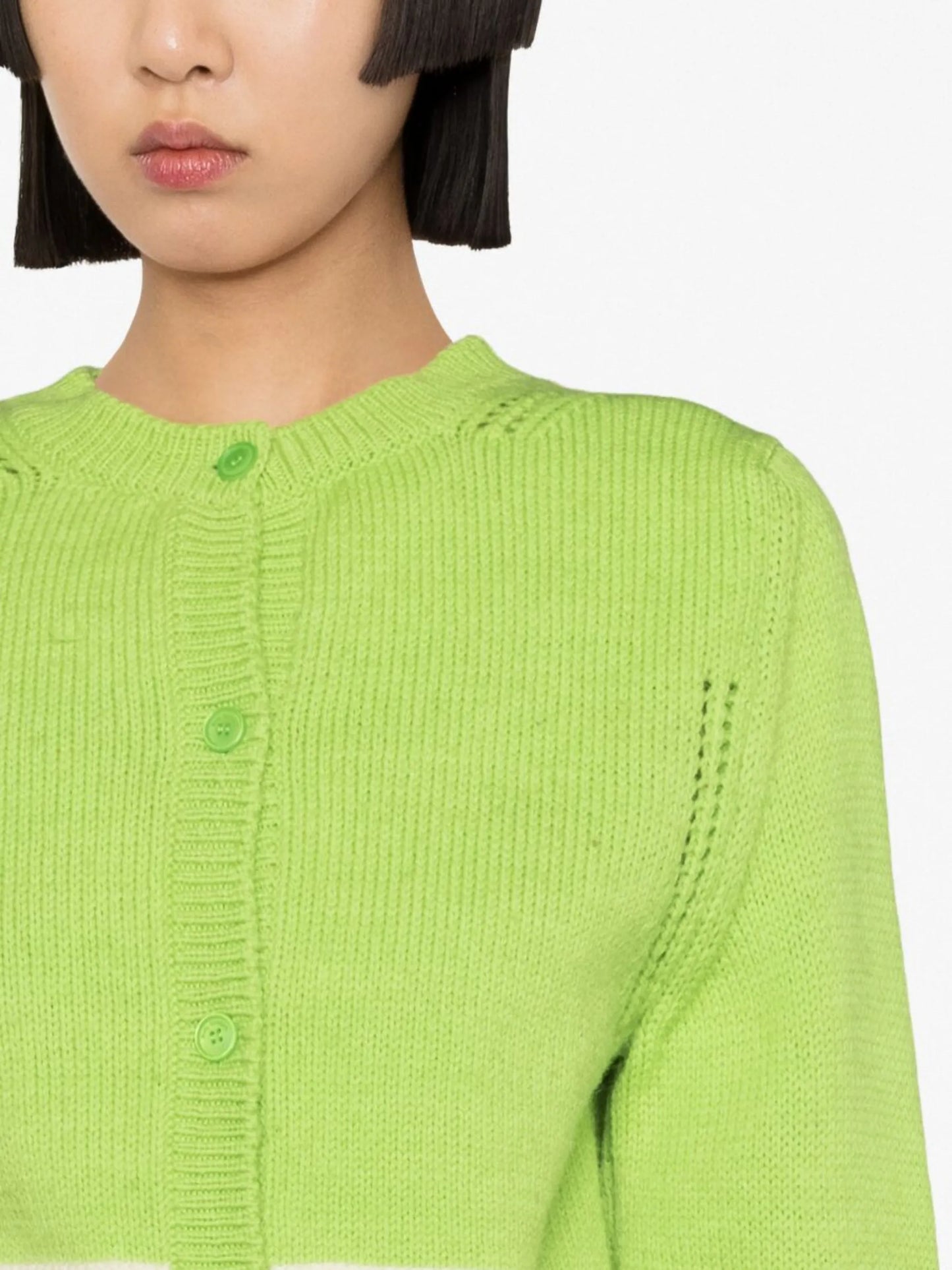 Nico panelled wool cardigan