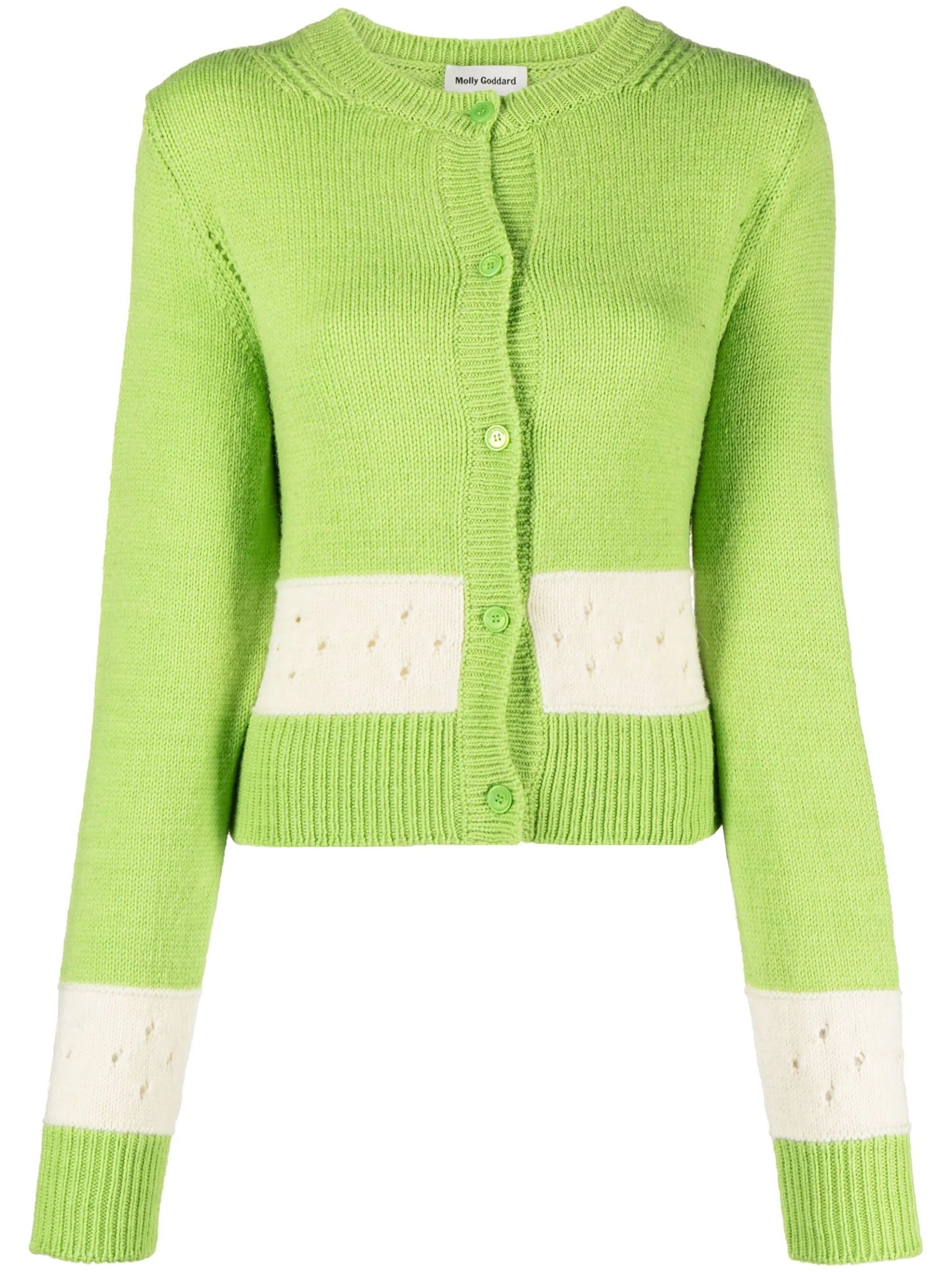 Nico panelled wool cardigan
