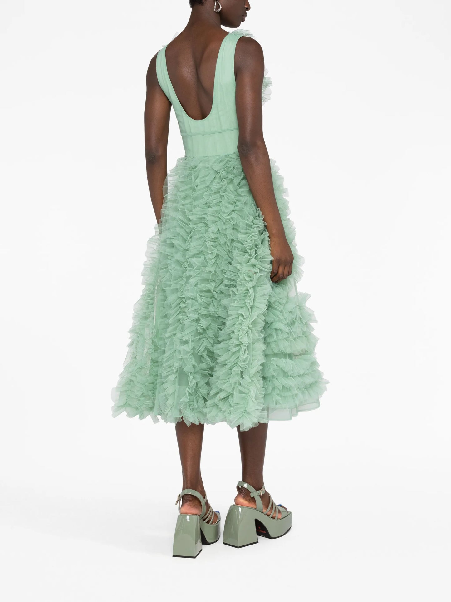 Mertyl tulle midi dress
