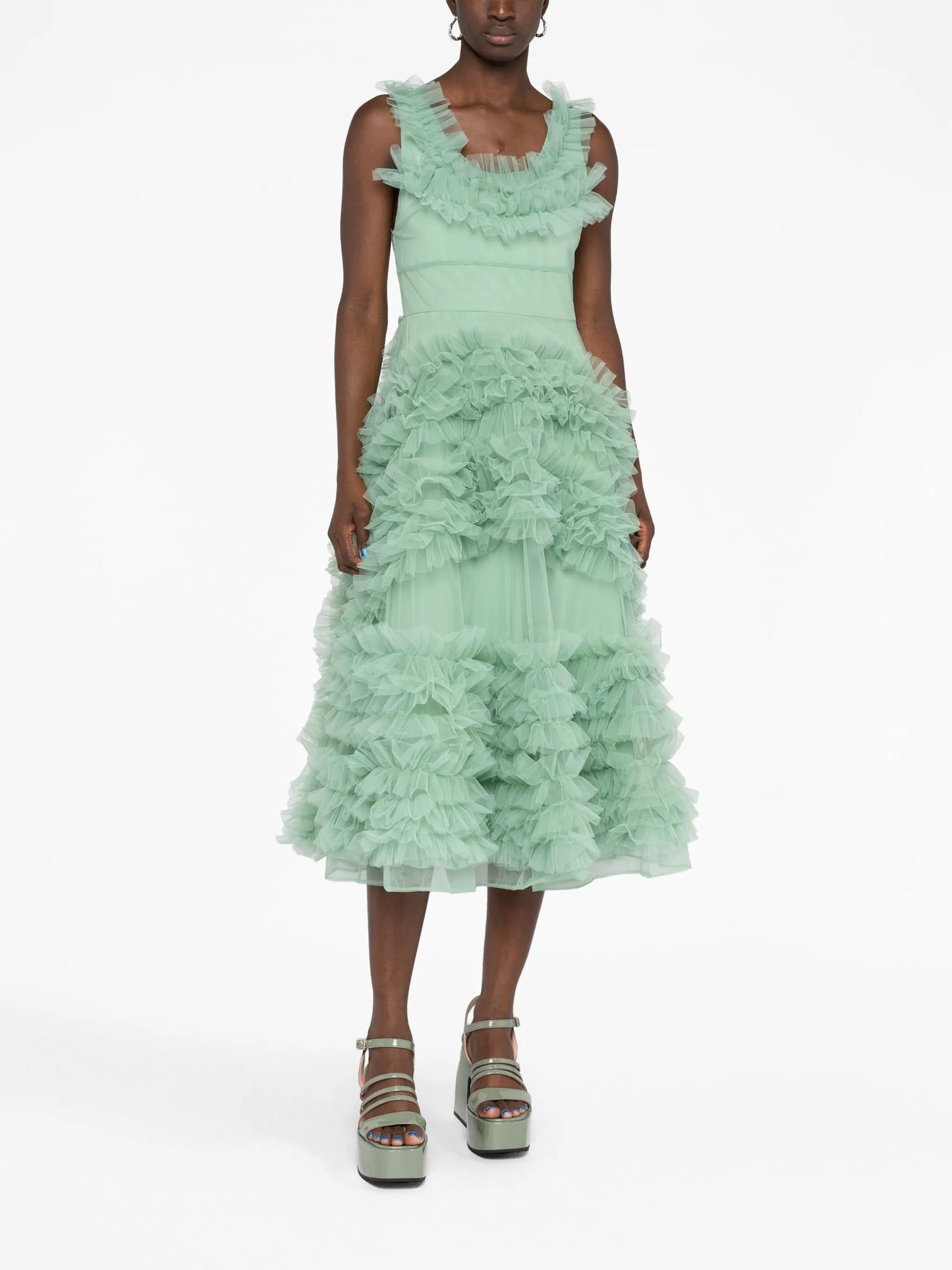 Mertyl tulle midi dress
