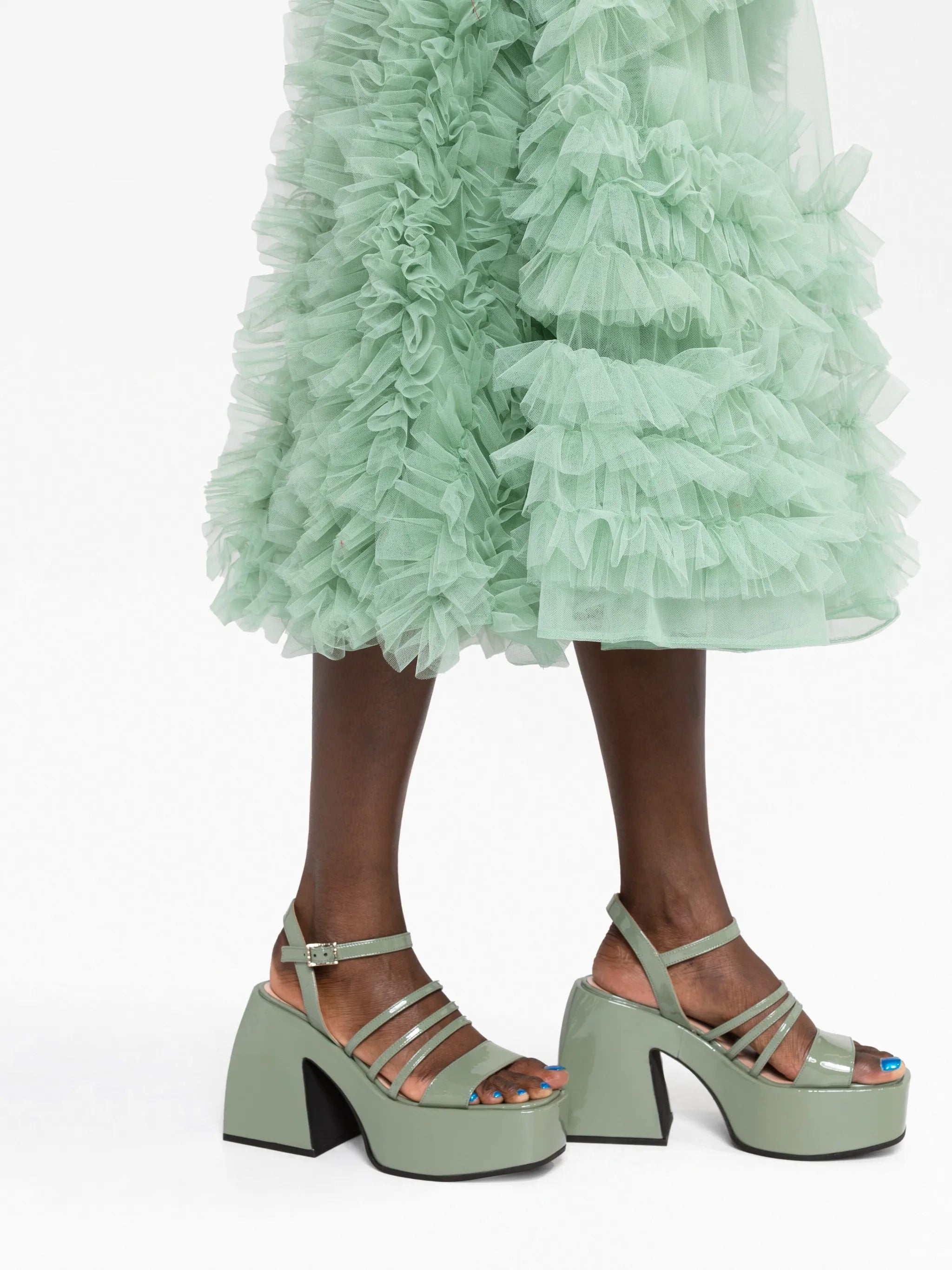Mertyl tulle midi dress