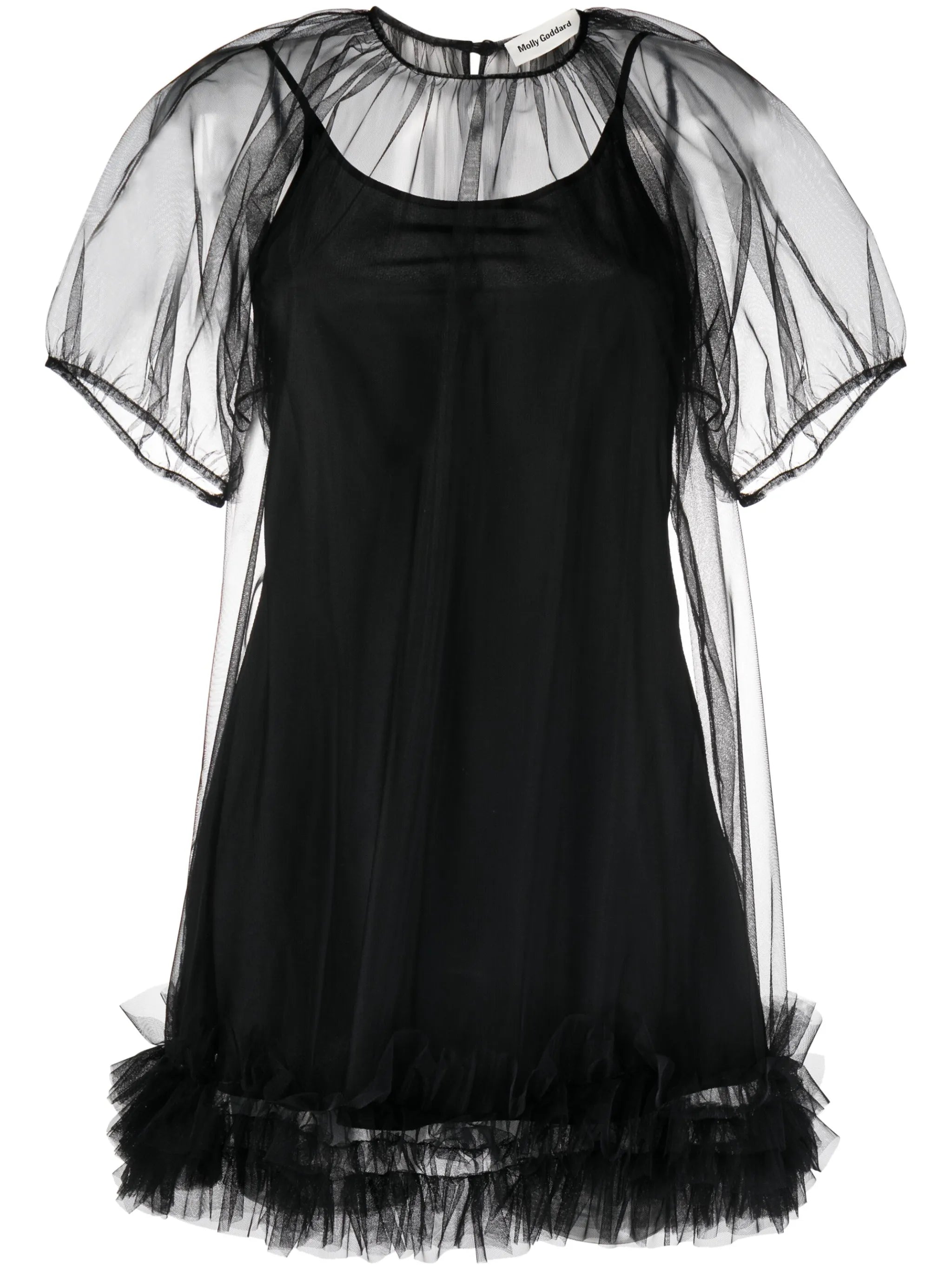 Trixy semi-sheer minidress