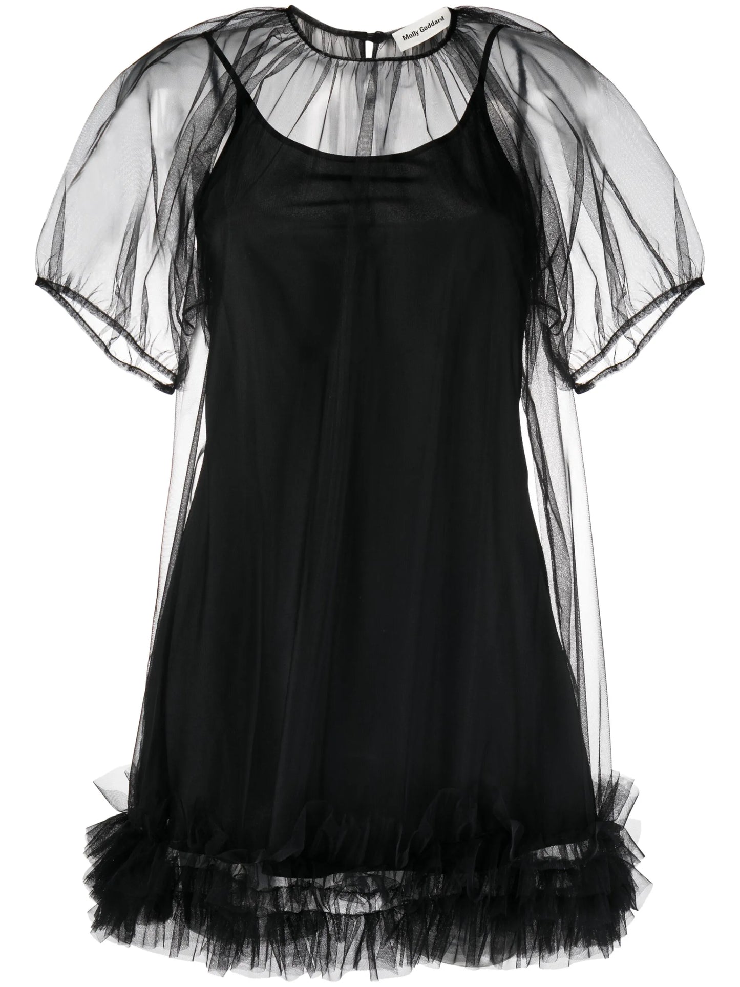 Trixy semi-sheer minidress