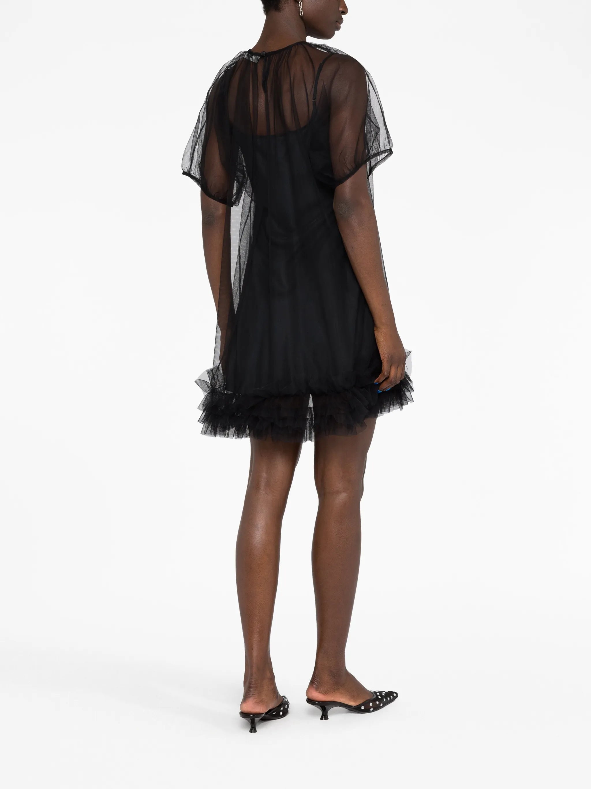 Trixy semi-sheer minidress