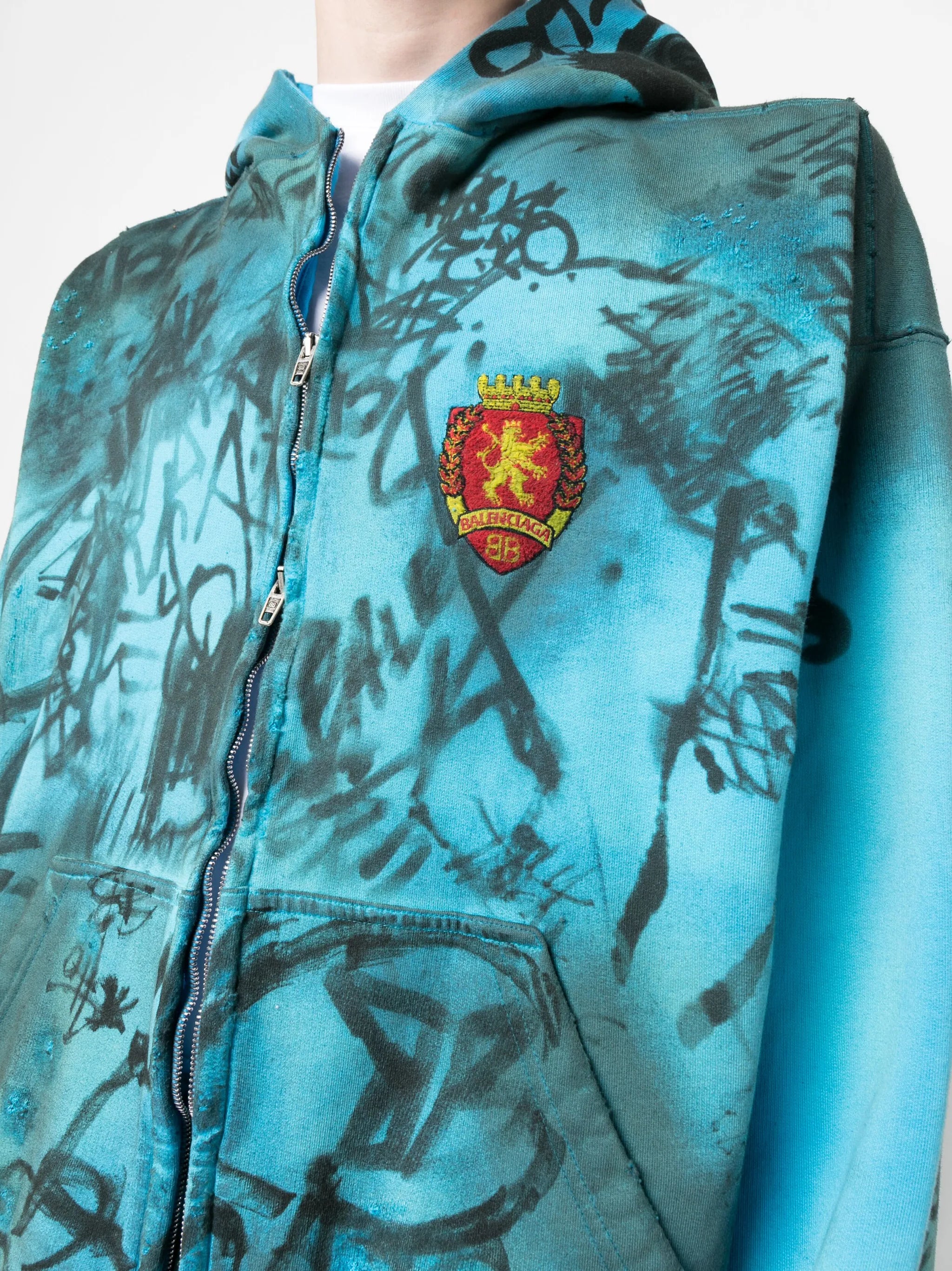 Skater tie-dye hoodie