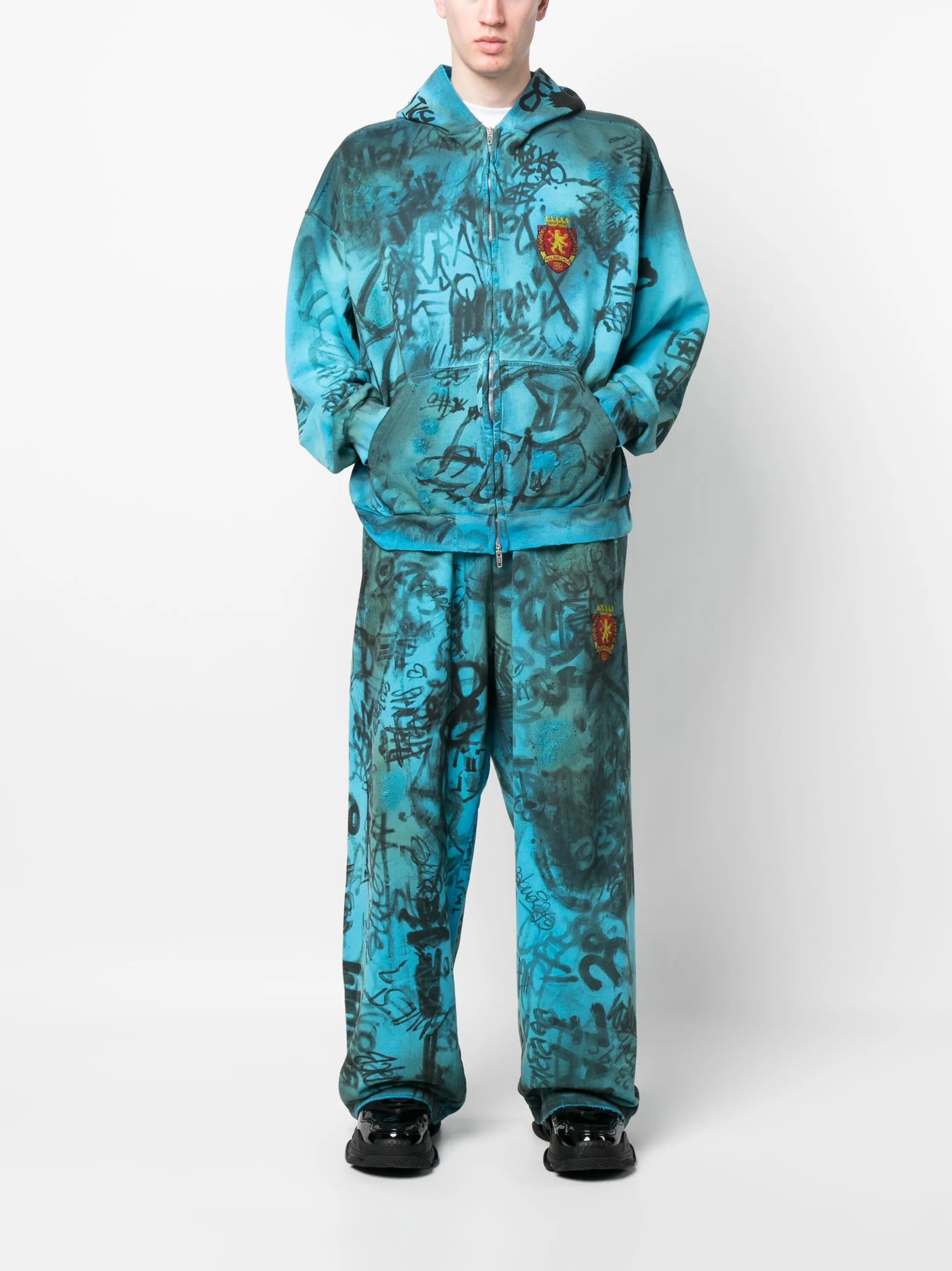 Skater tie-dye hoodie