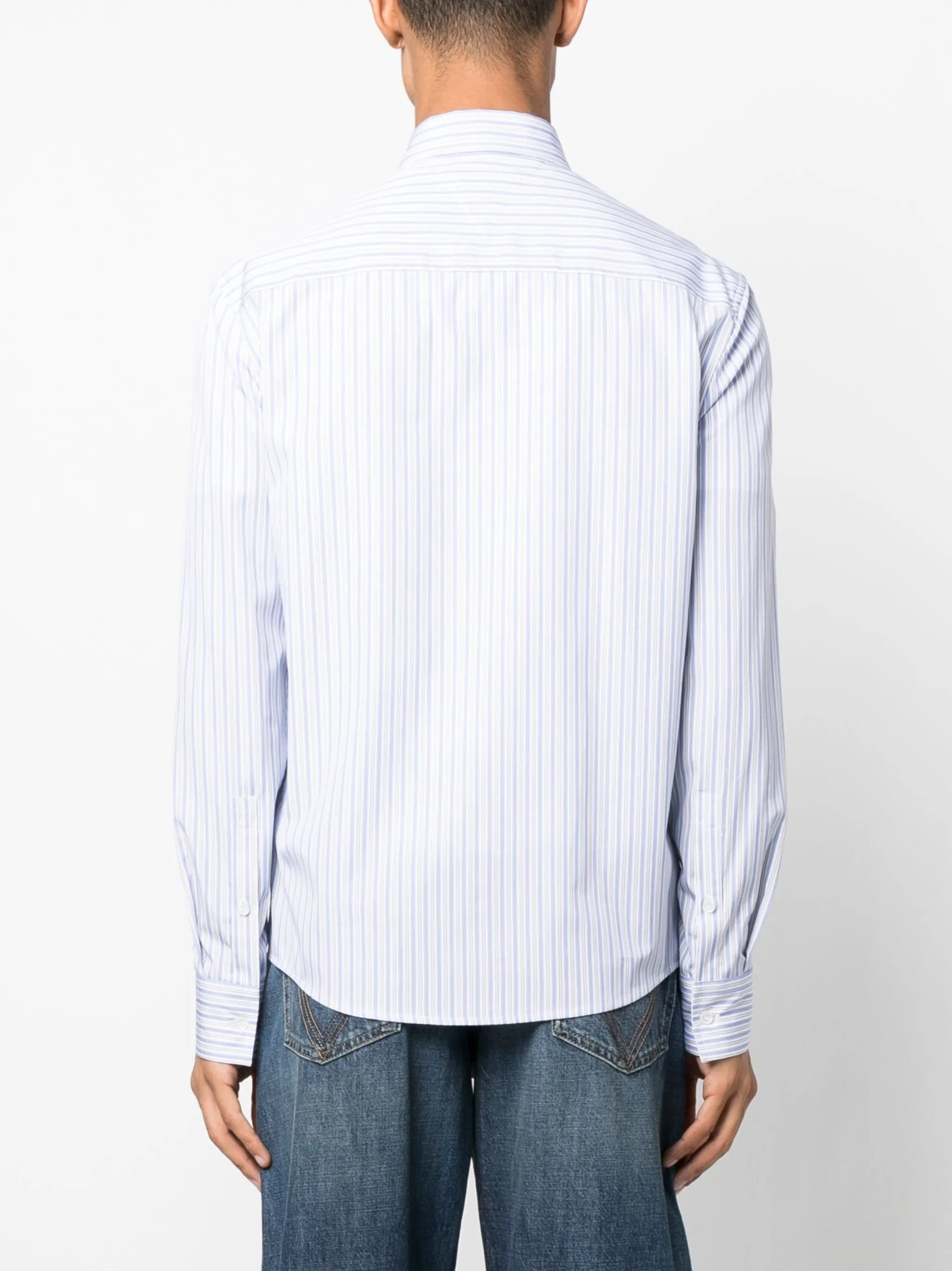 striped long-sleeve shirt