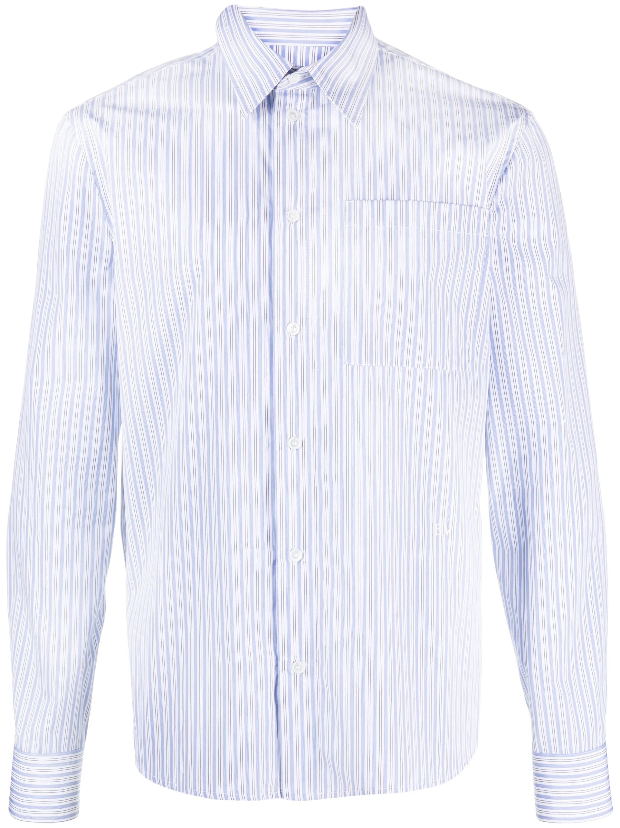 striped long-sleeve shirt