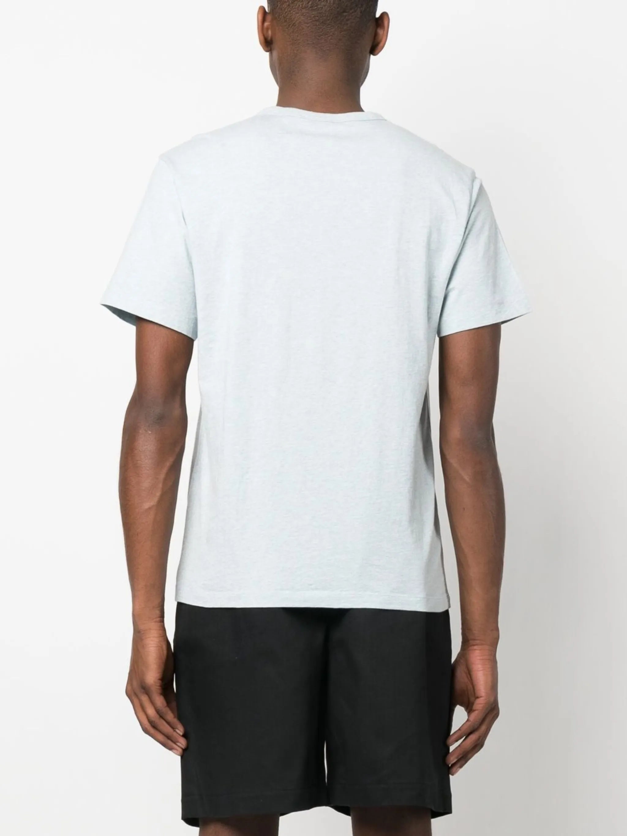 Tricolor Fox Head patch-pocket T-shirt