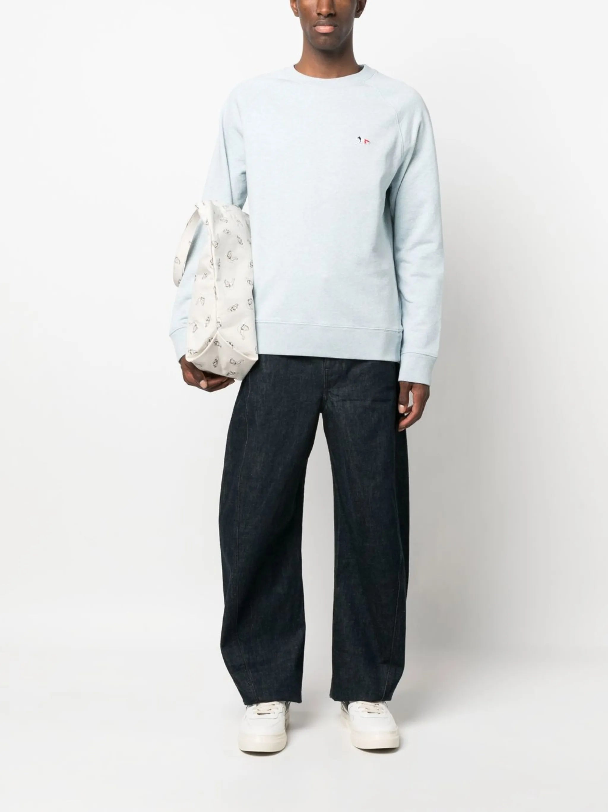 logo-patch sweatshirt