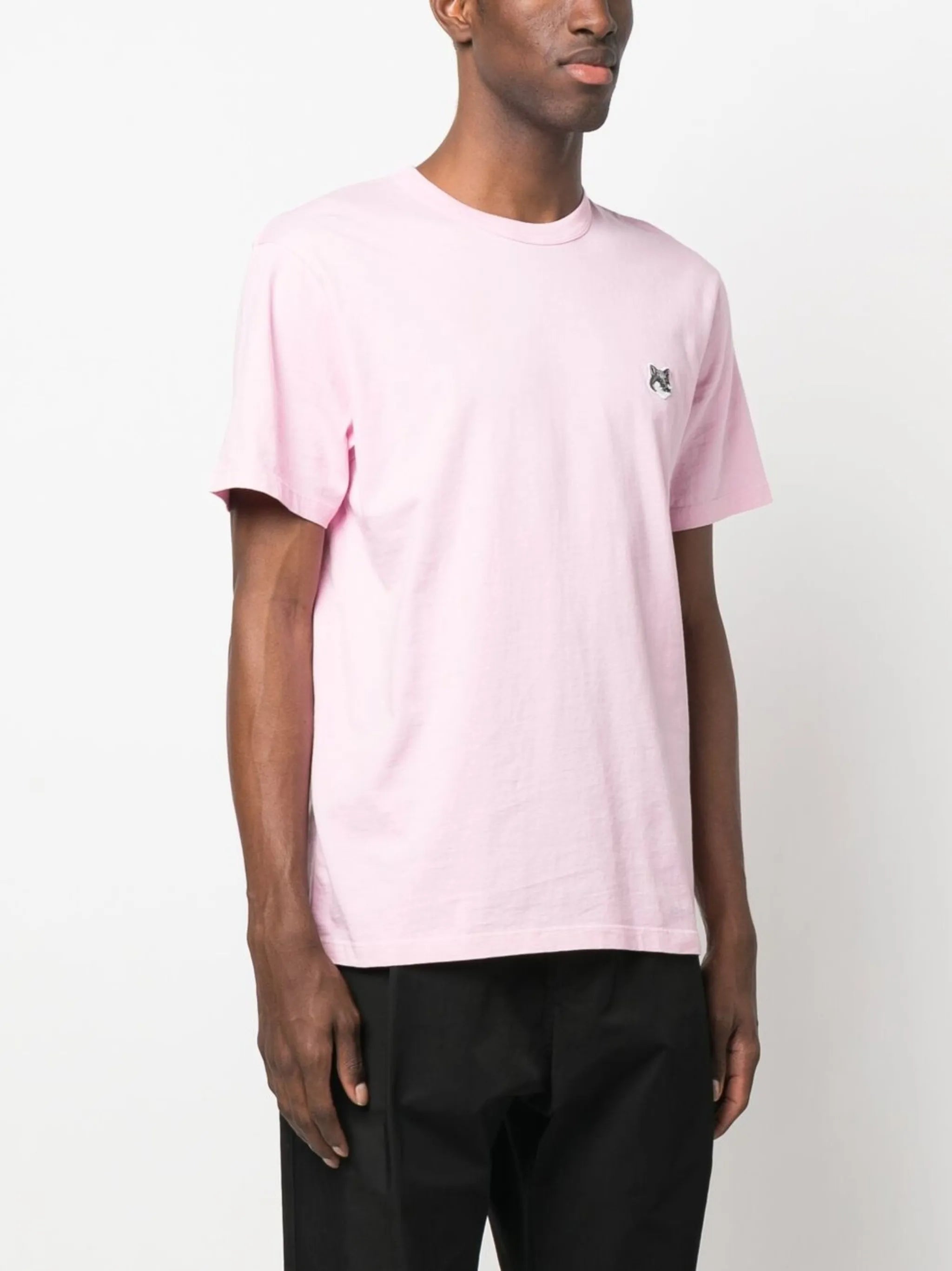 Fox-patch cotton T-shirt